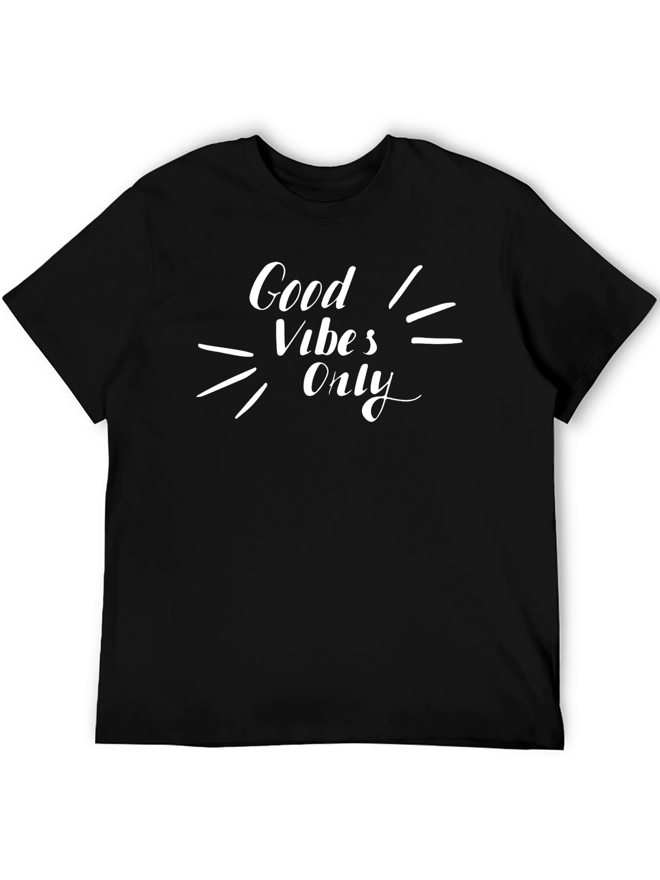Good Vibes Only Black Graphic Tee