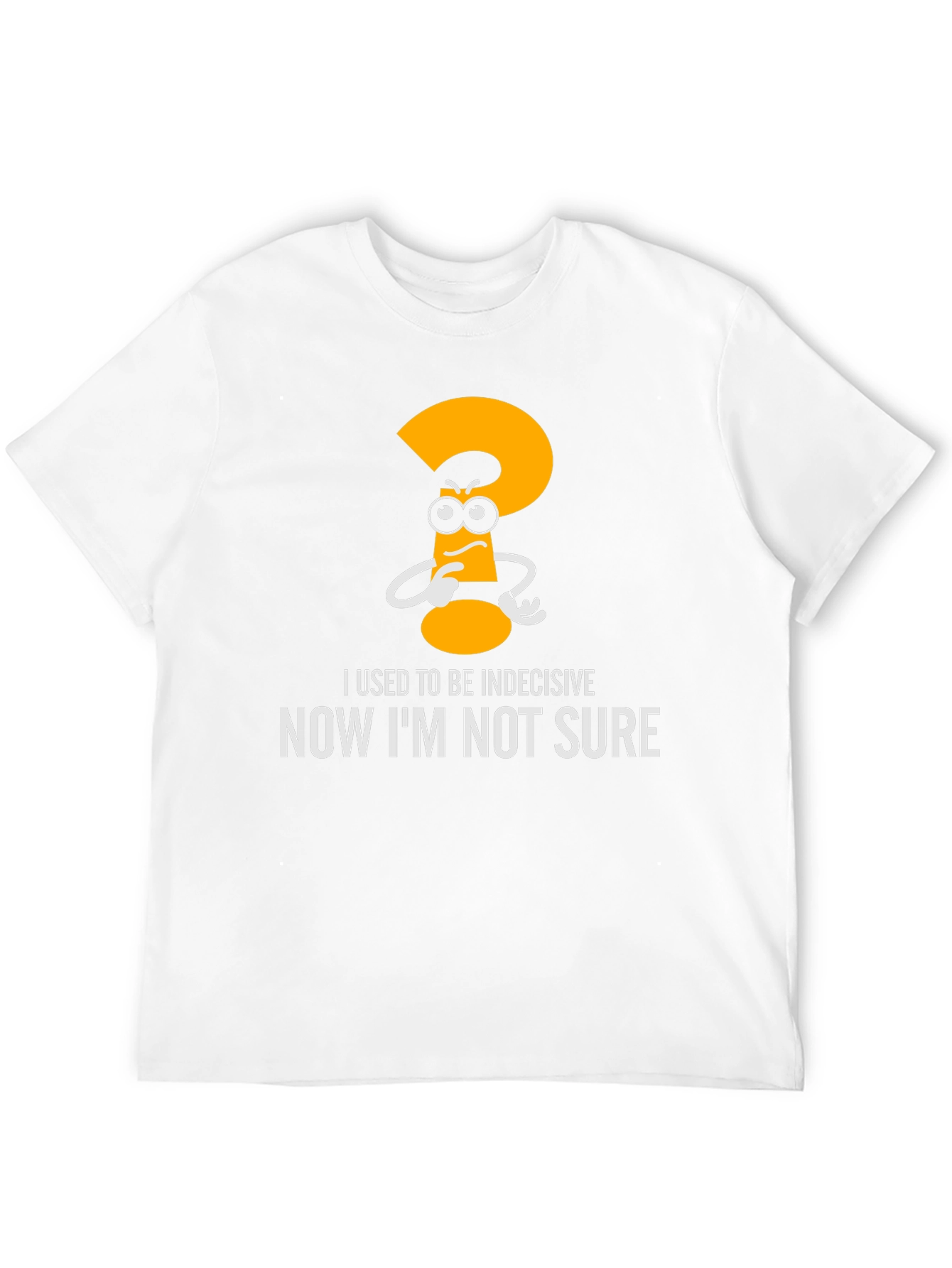 Indecisive Funny Graphic T-Shirt - Black