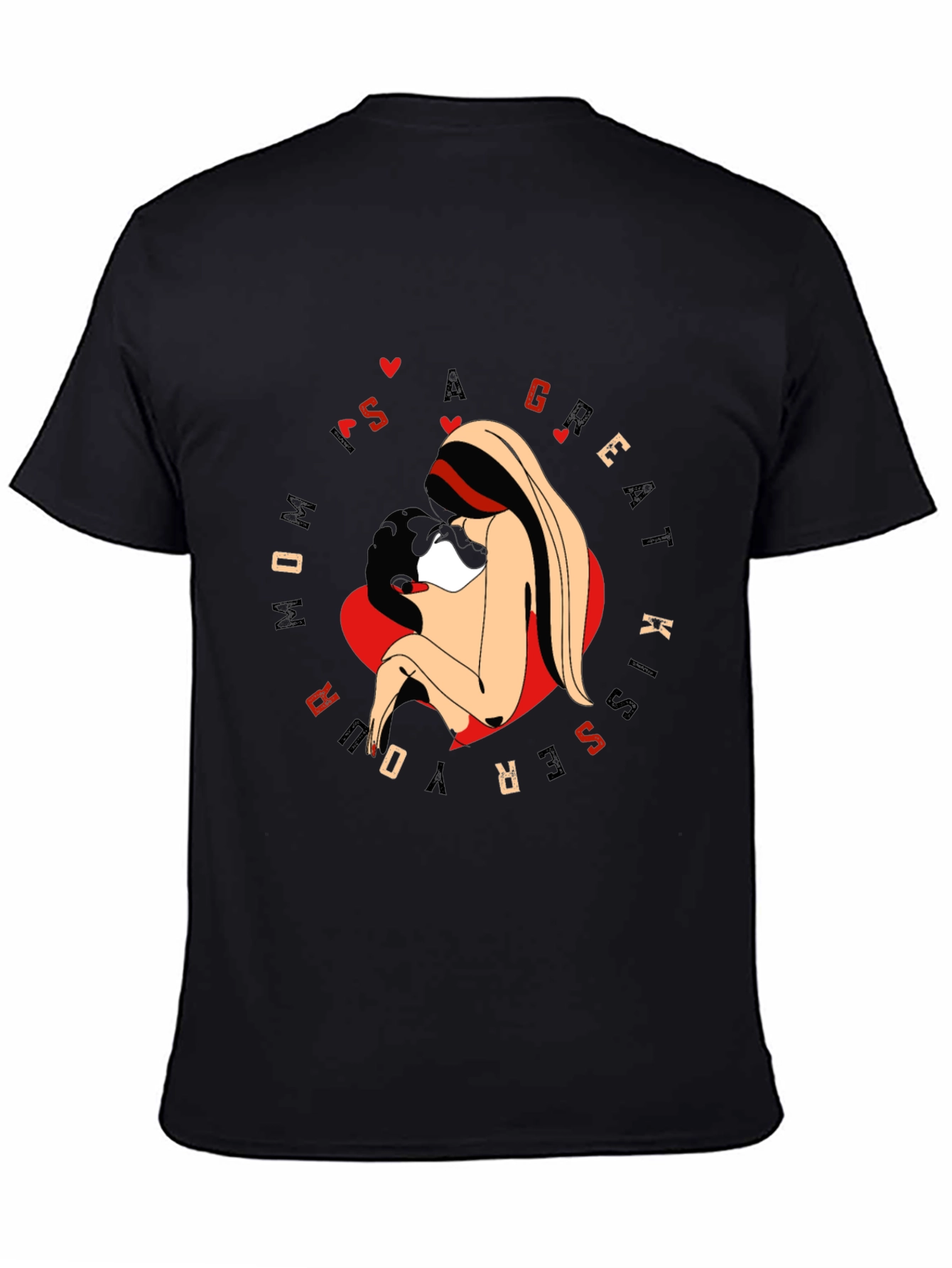 Mom Kiss Graphic Tee - Great Kisser Shirt
