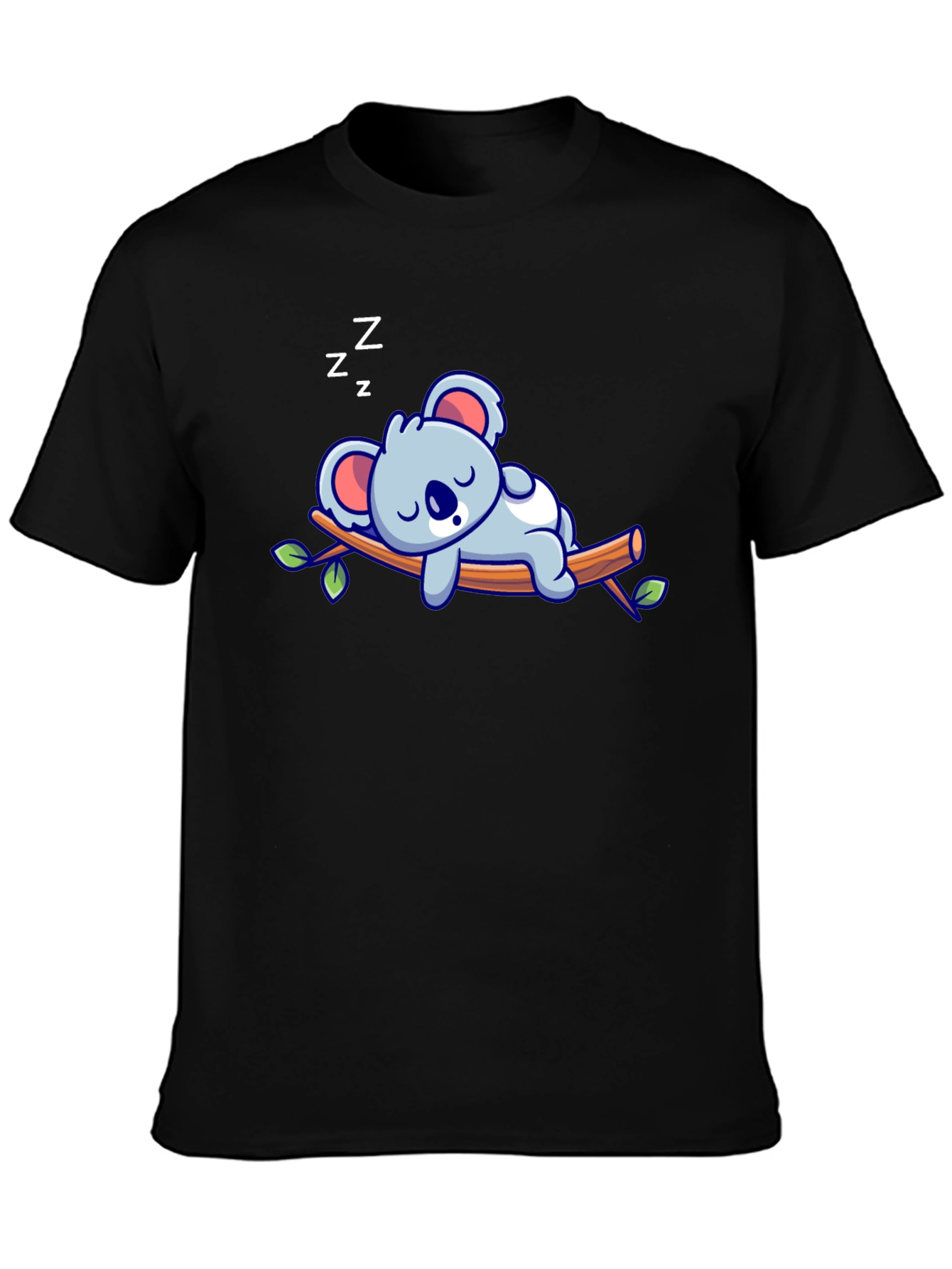 Cute Sleeping Koala Graphic T-Shirt