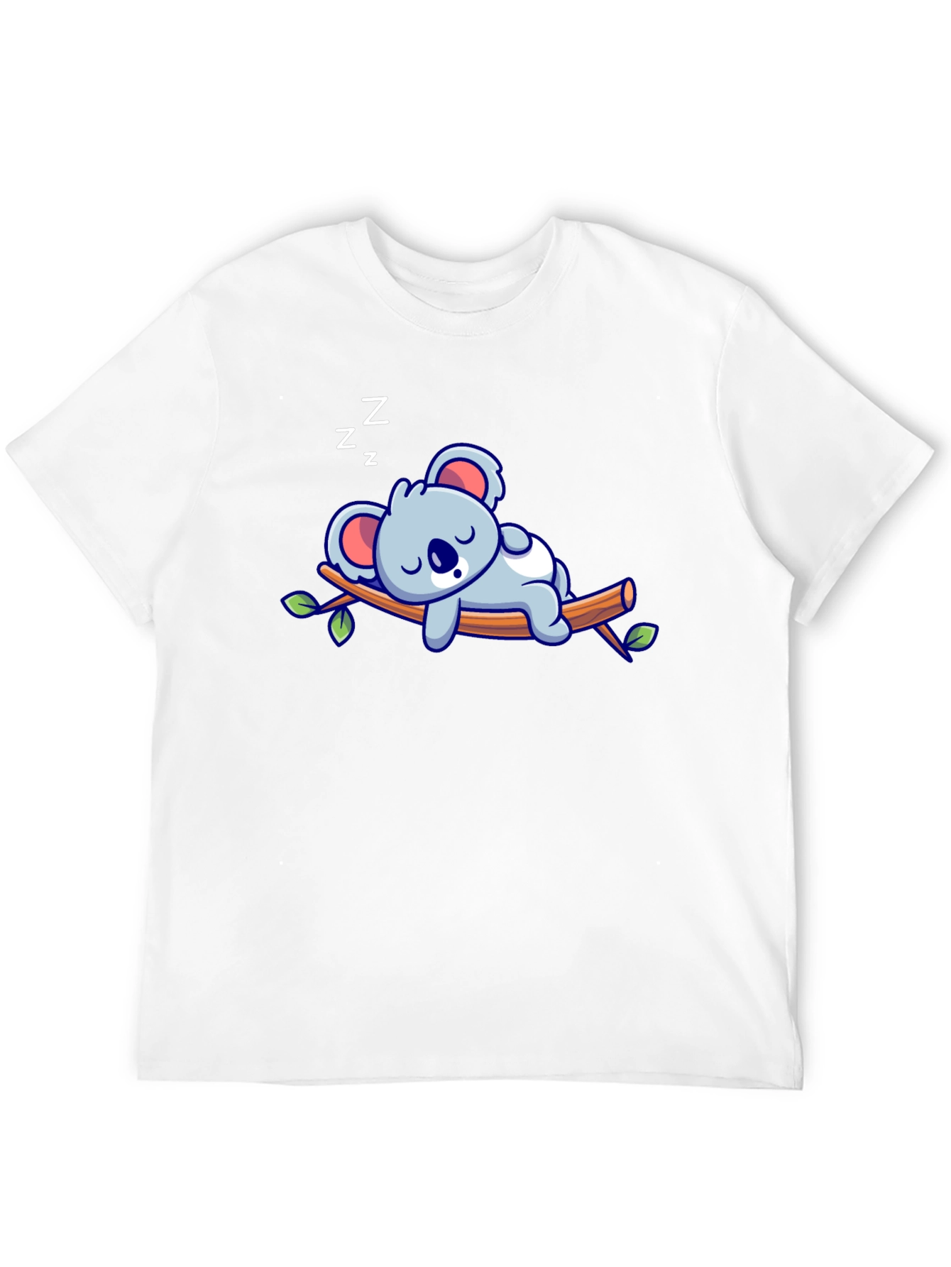 Cute Sleeping Koala Graphic T-Shirt