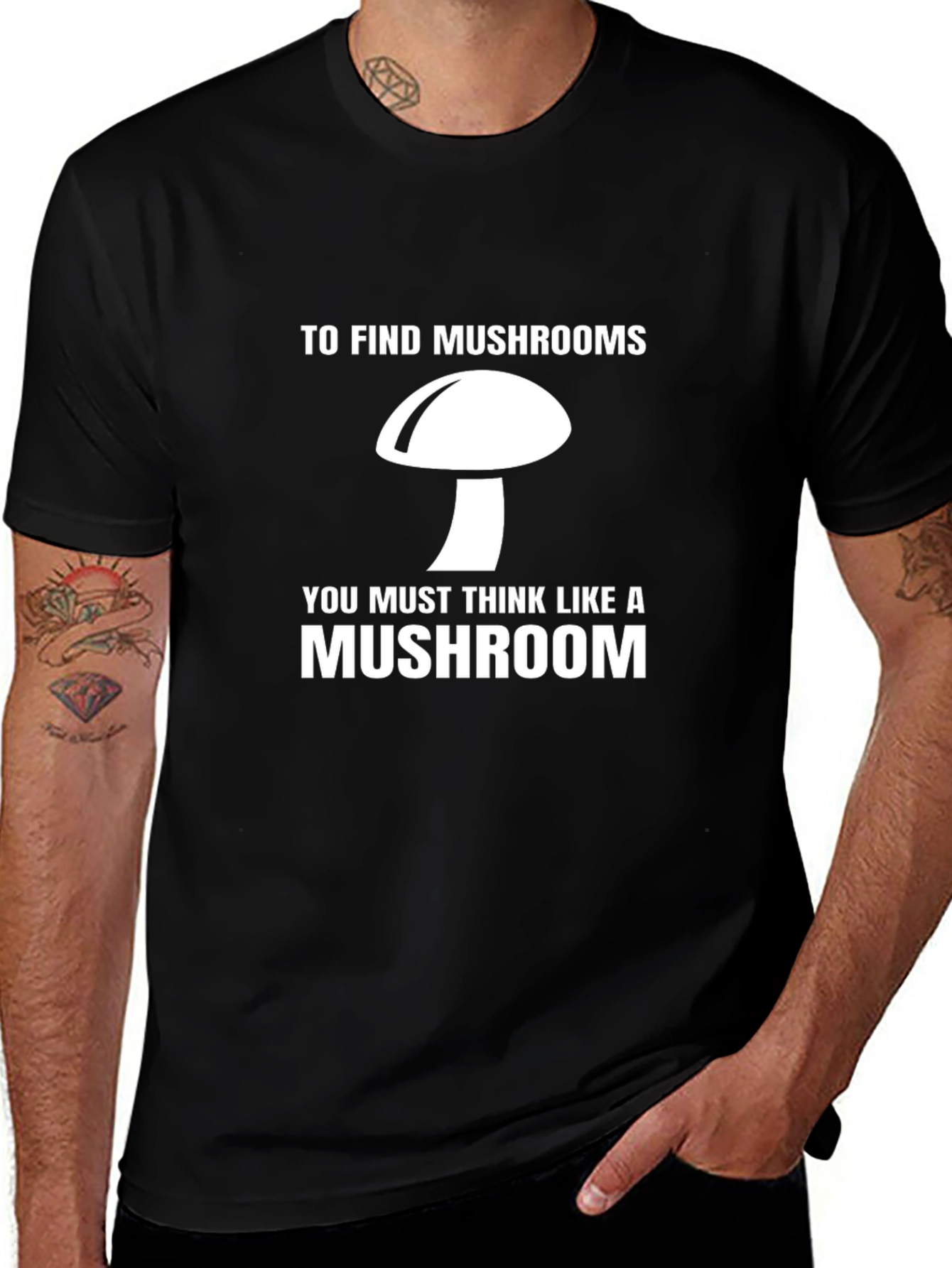 Think Like a Mushroom Graphic T-Shirt