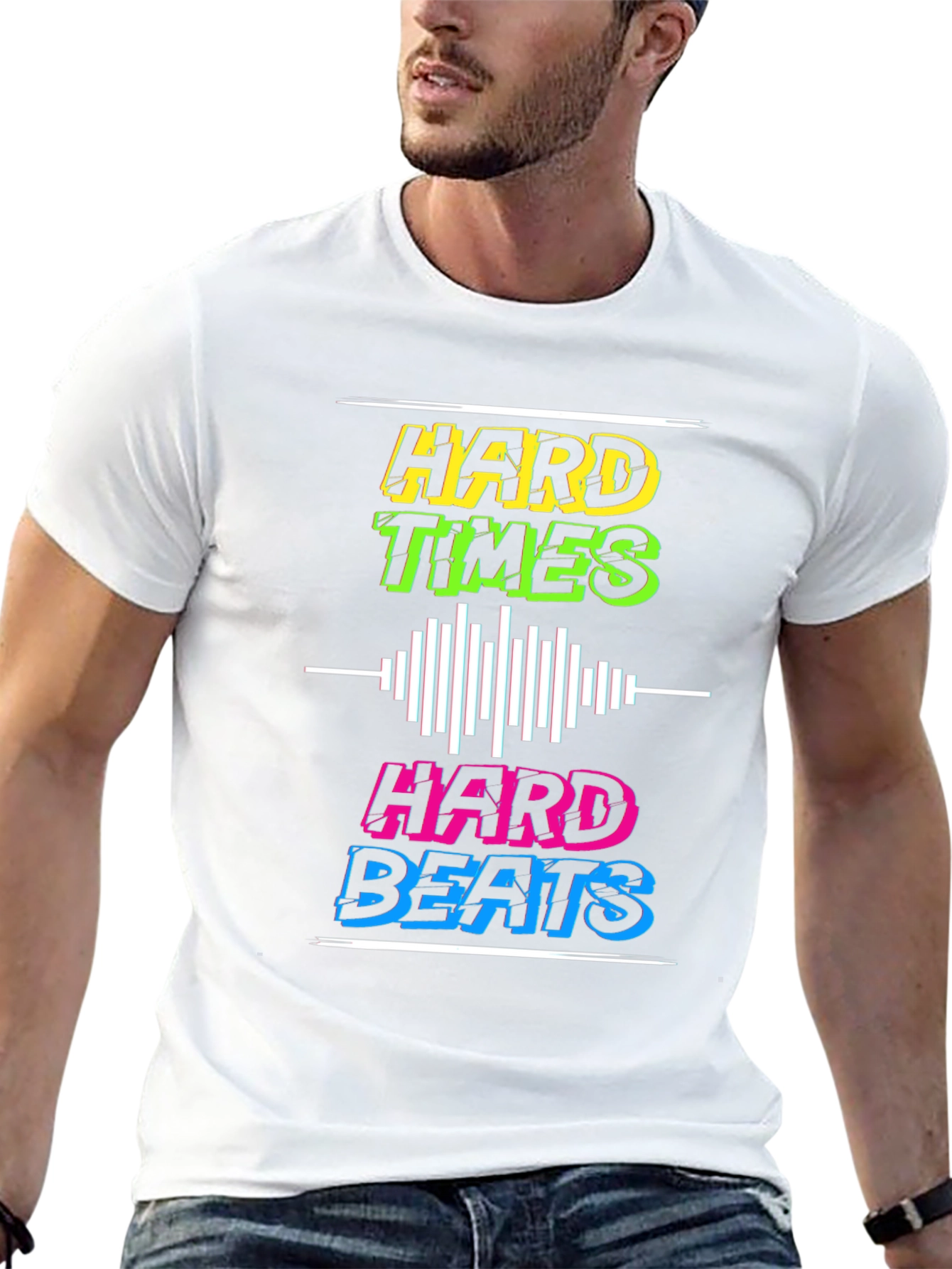 Hard Times Hard Beats Graphic Tee