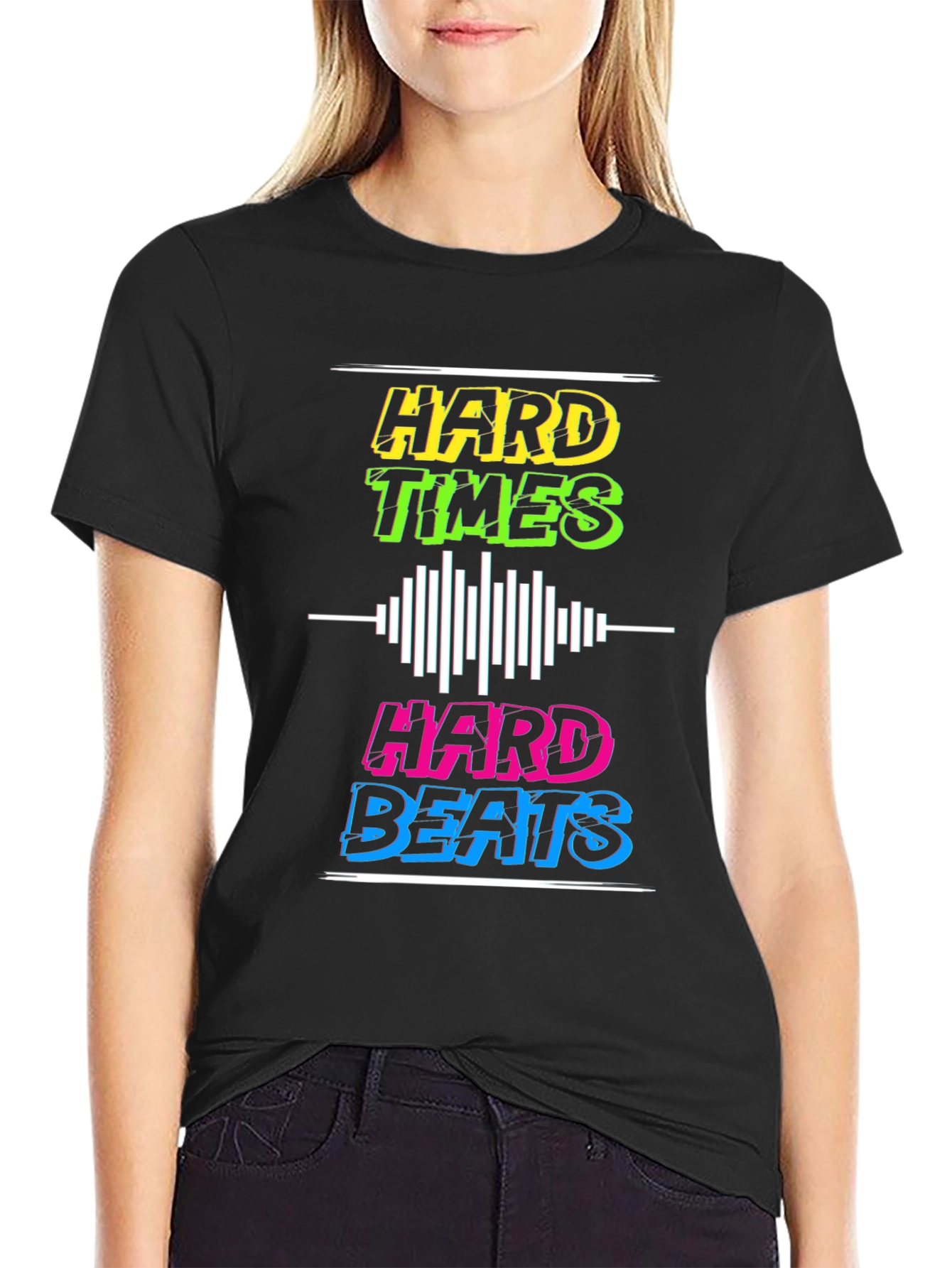Hard Times Hard Beats Graphic Tee