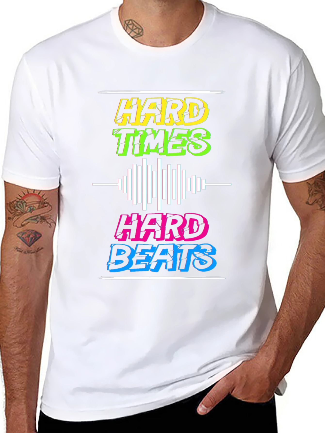 Hard Times Hard Beats Graphic Tee