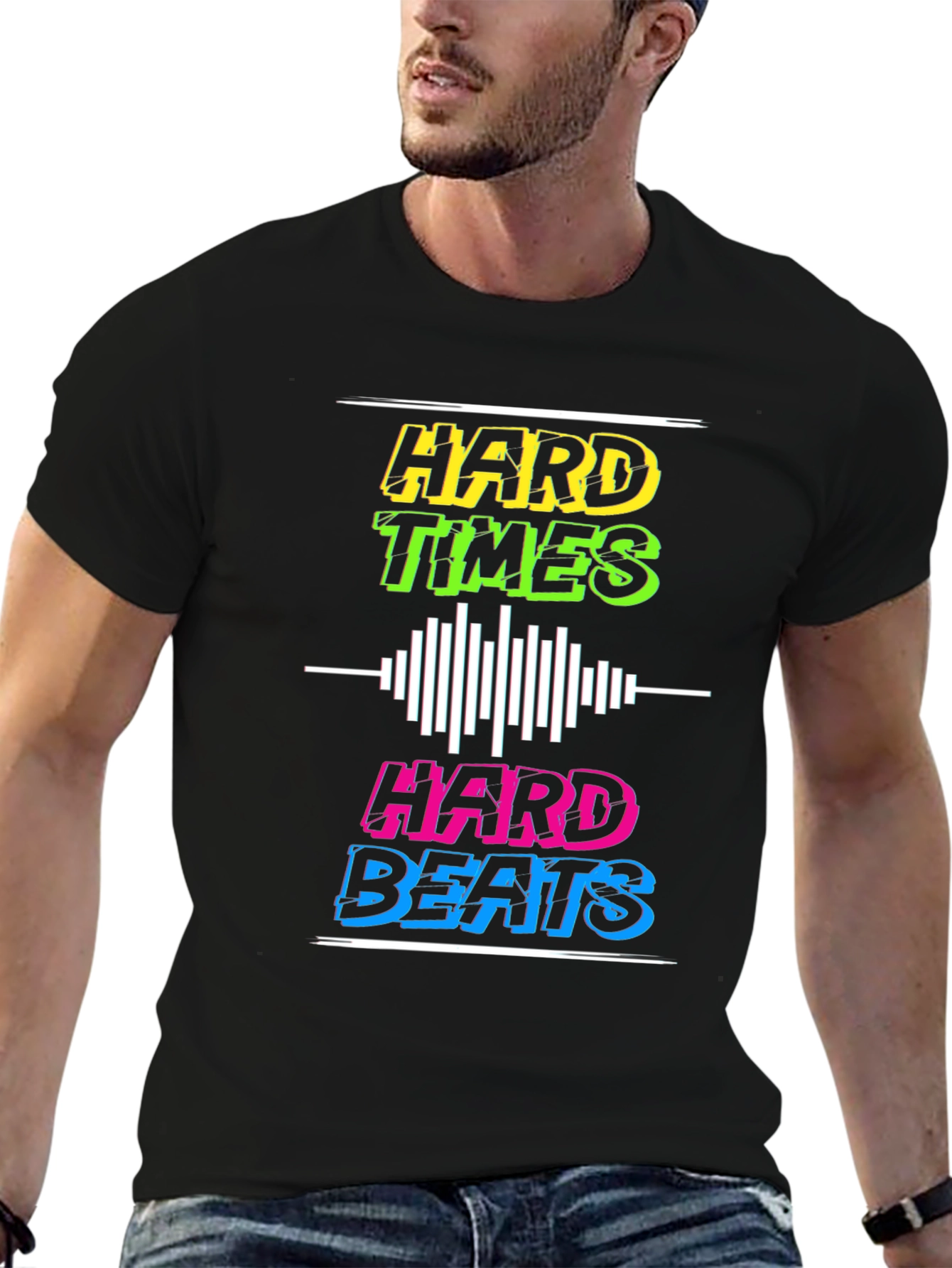 Hard Times Hard Beats Graphic Tee