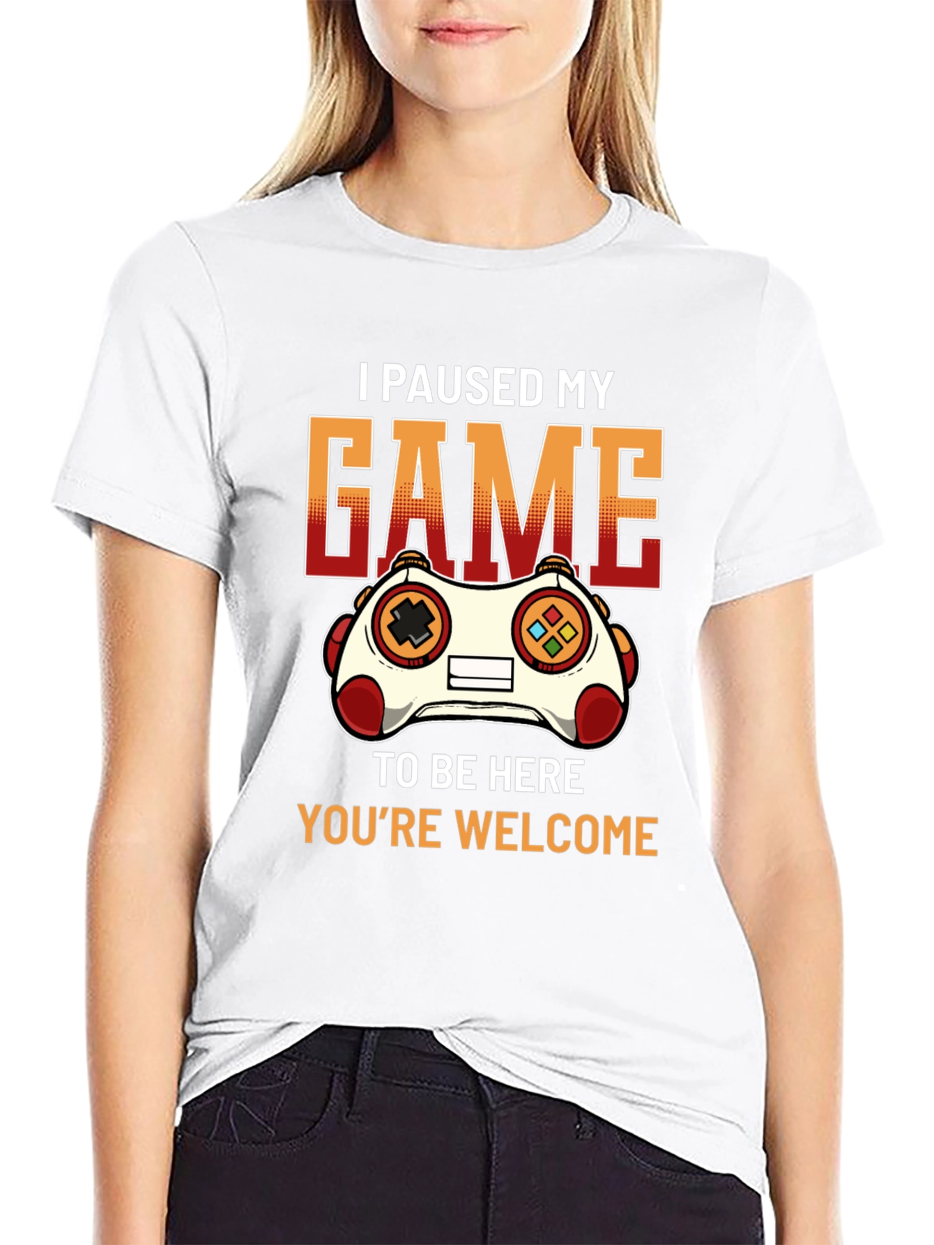 Gamer T-Shirt: I Paused My Game To Be Here