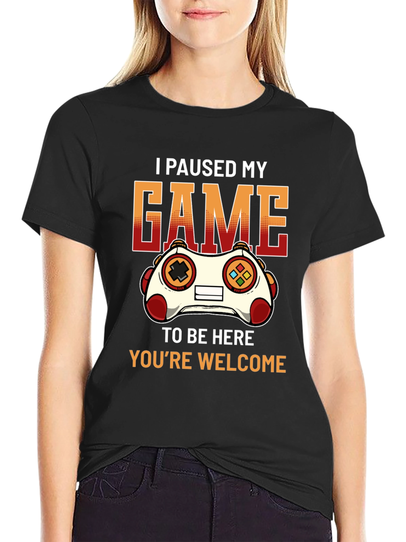 Gamer T-Shirt: I Paused My Game To Be Here