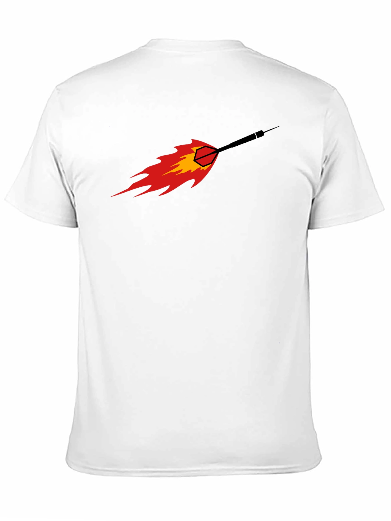 Fiery Dart Graphic Tee - Black