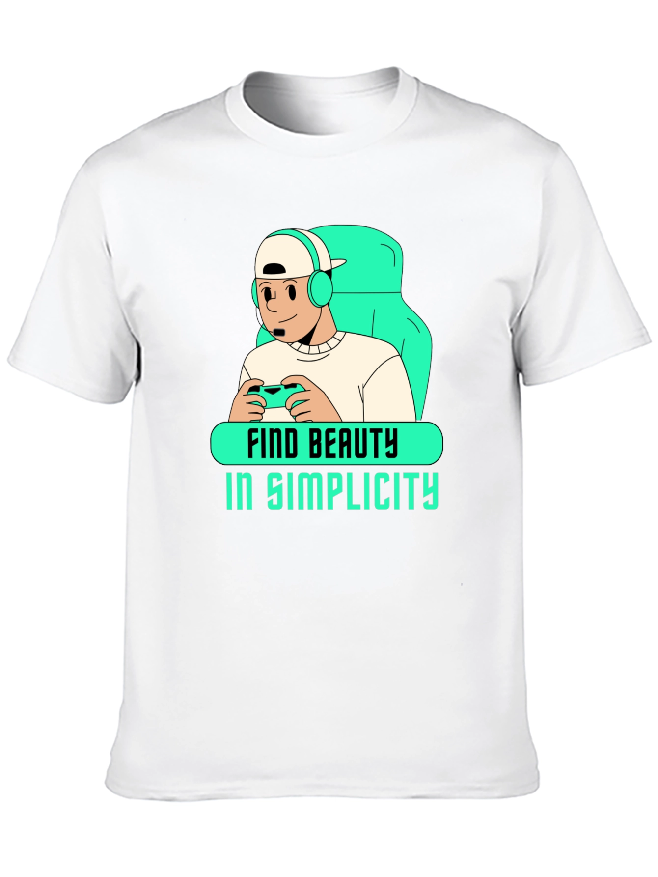 Gamer Simplicity Graphic Tee - Unisex Soft Cotton Blend