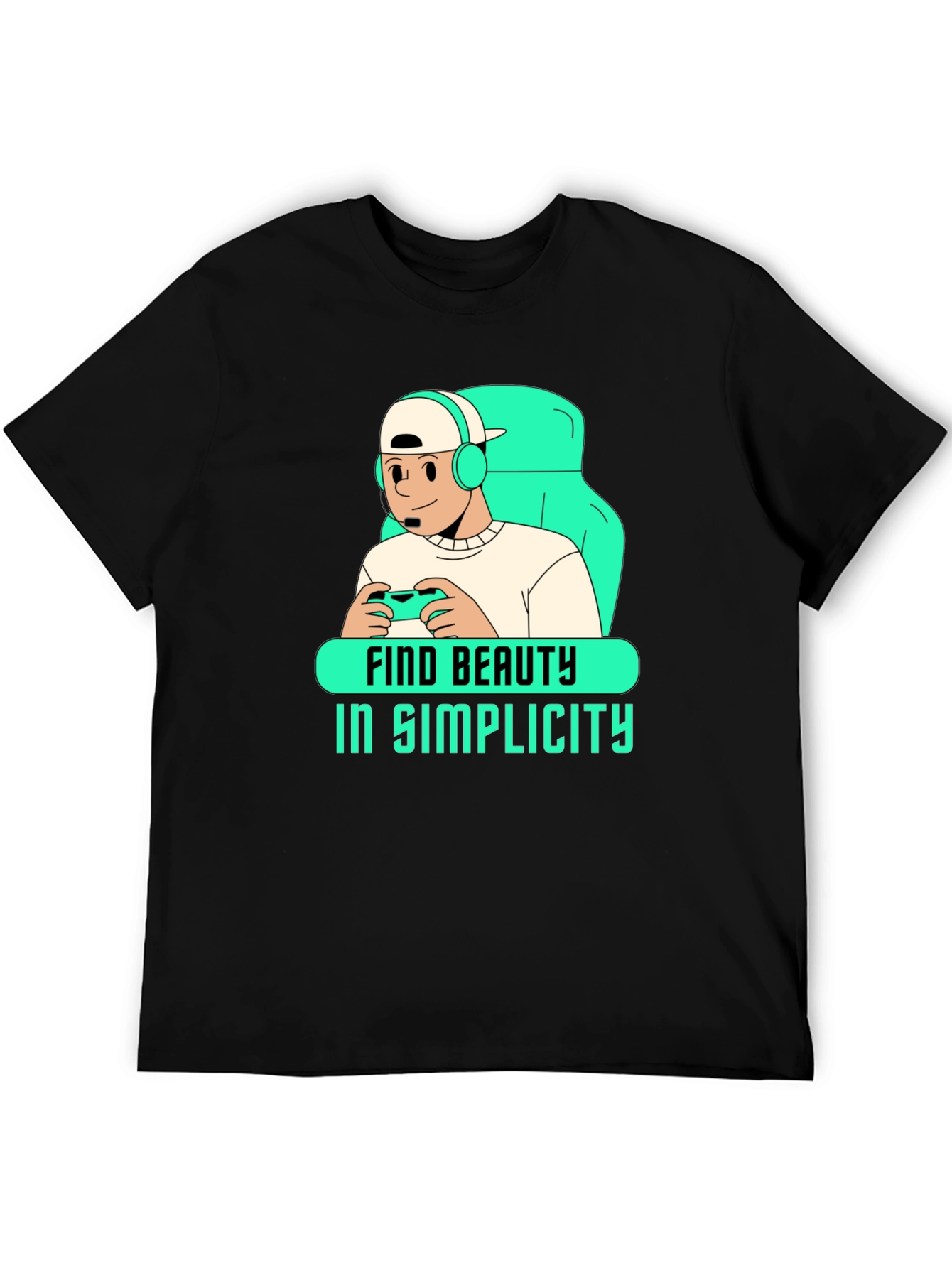 Gamer Simplicity Graphic Tee - Unisex Soft Cotton Blend