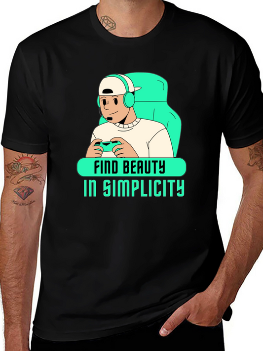 Gamer Simplicity Graphic Tee - Unisex Soft Cotton Blend