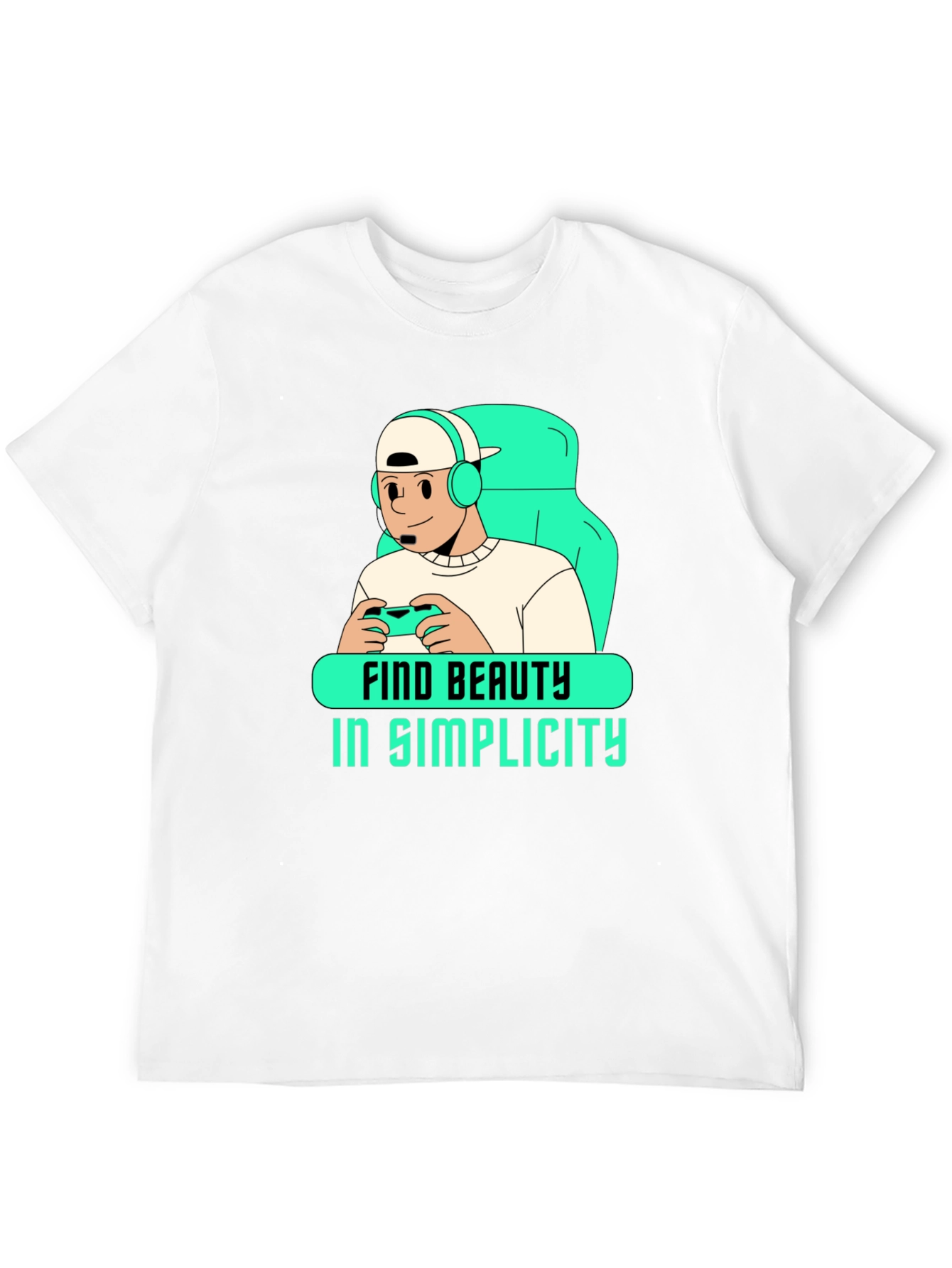 Gamer Simplicity Graphic Tee - Unisex Soft Cotton Blend
