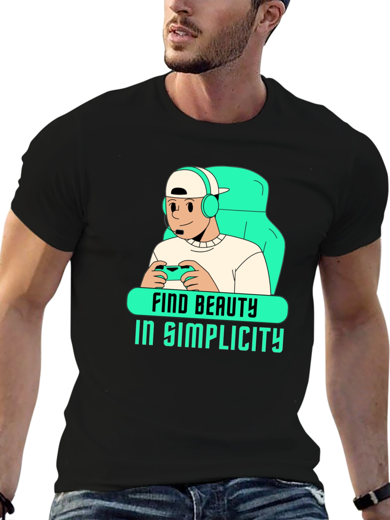 Gamer Simplicity Graphic Tee - Unisex Soft Cotton Blend