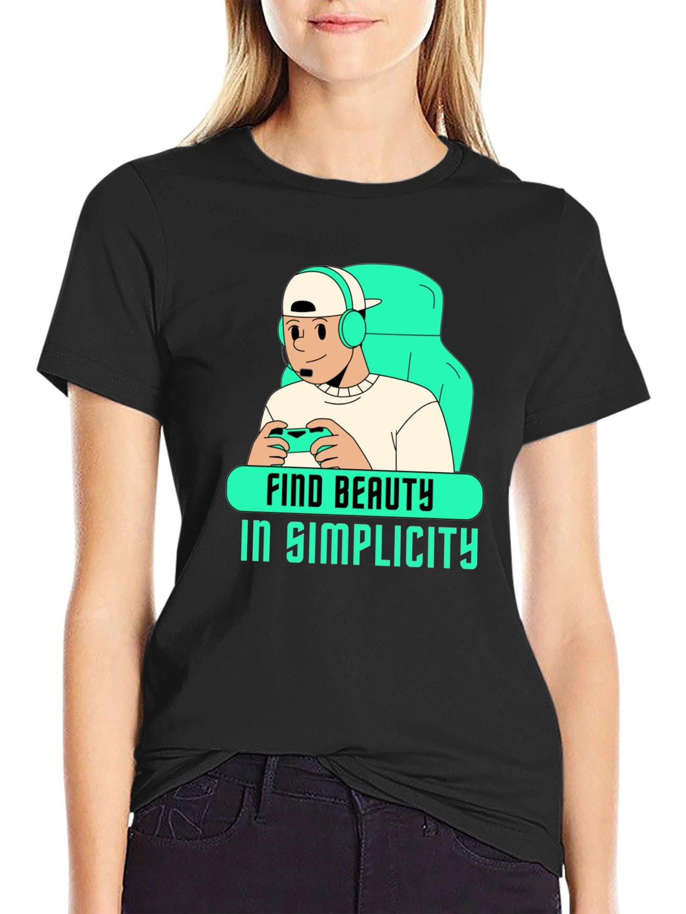 Gamer Simplicity Graphic Tee - Unisex Soft Cotton Blend
