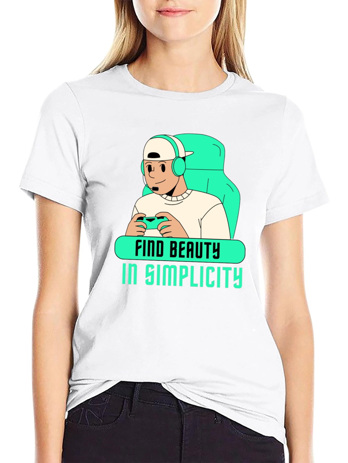Gamer Simplicity Graphic Tee - Unisex Soft Cotton Blend