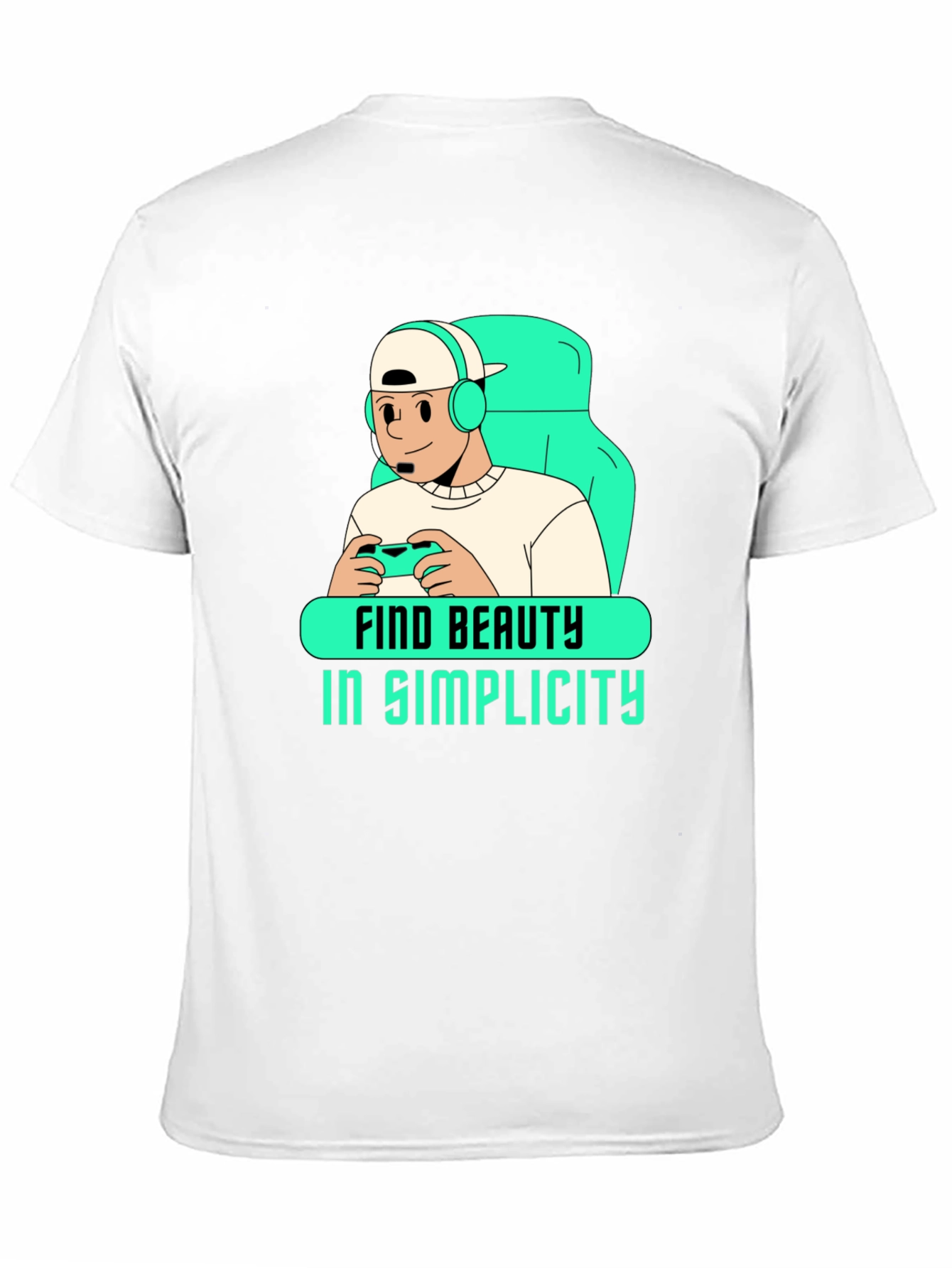 Gamer Simplicity Graphic Tee - Unisex Soft Cotton Blend