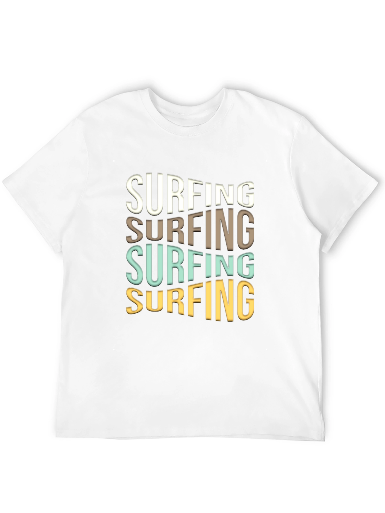 Surfing Graphic T-Shirt - Stylish Summer Tee