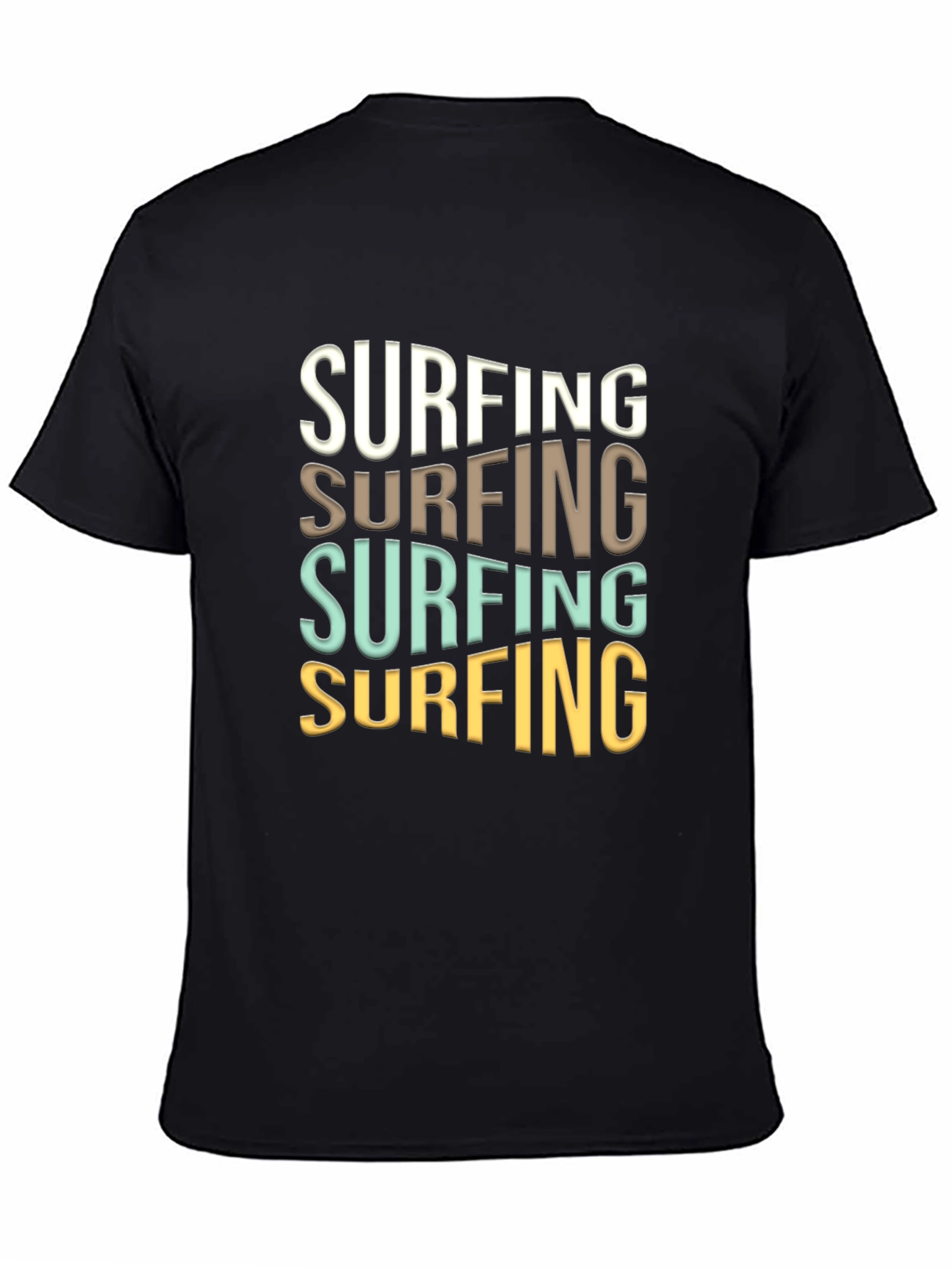 Surfing Graphic T-Shirt - Stylish Summer Tee