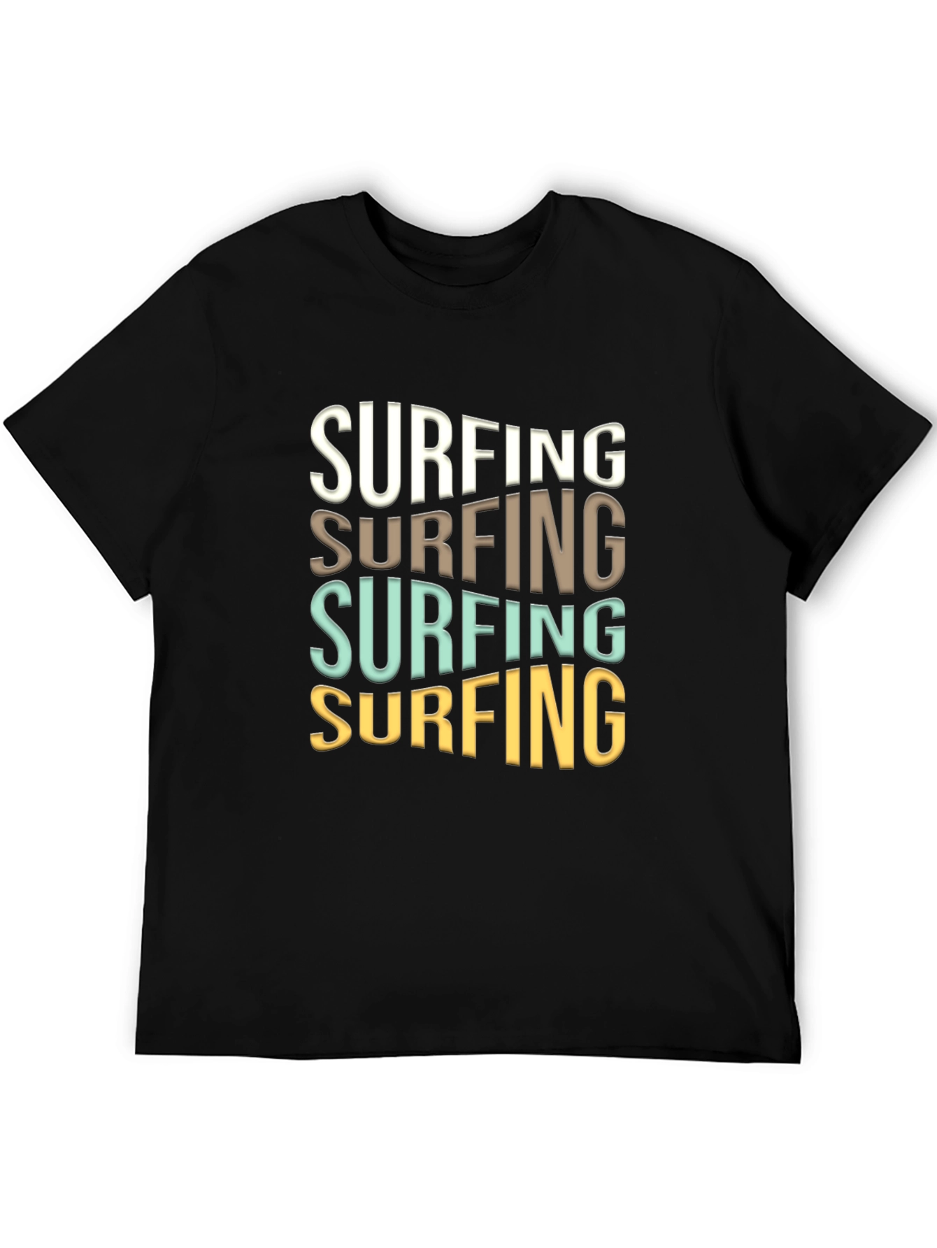 Surfing Graphic T-Shirt - Stylish Summer Tee