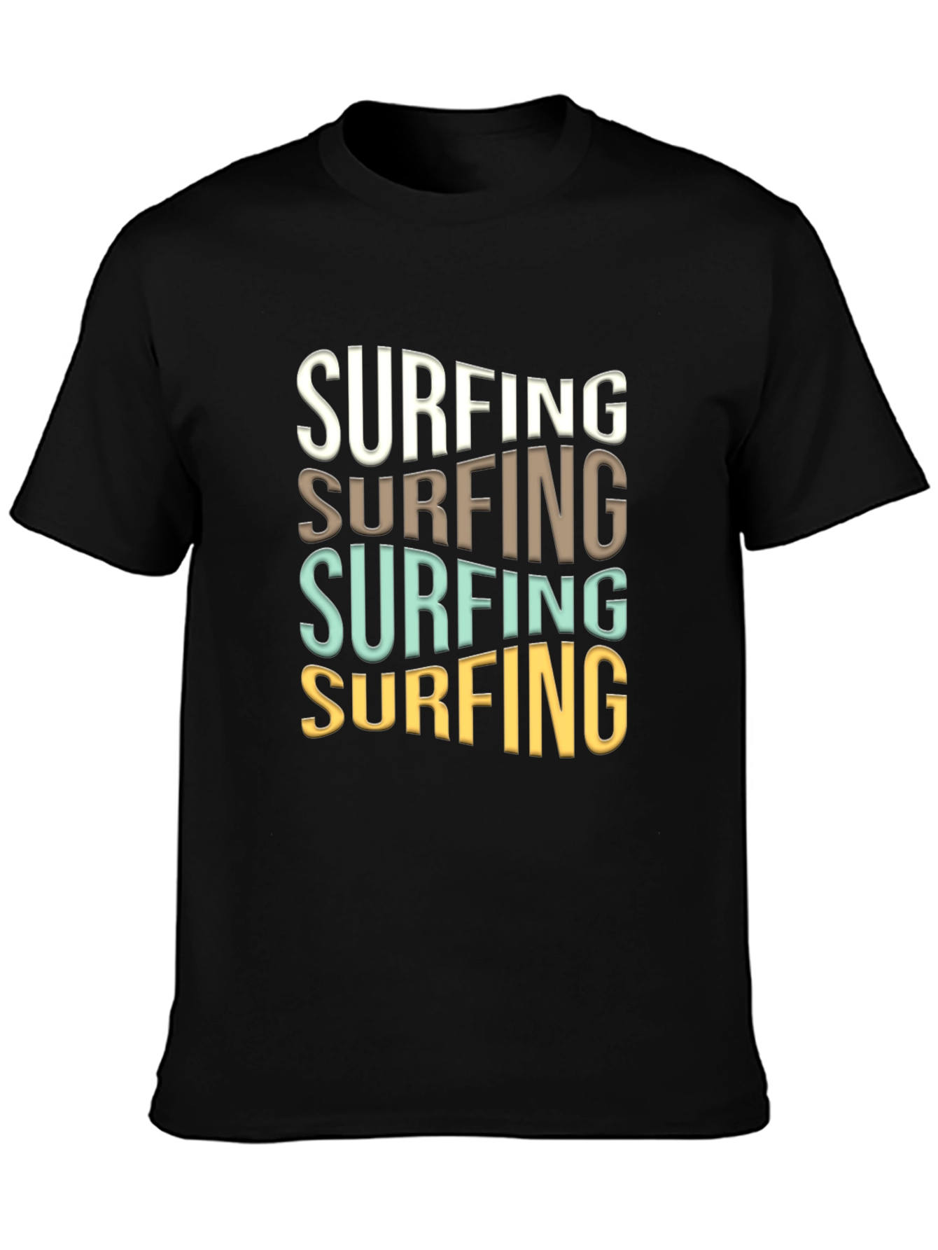 Surfing Graphic T-Shirt - Stylish Summer Tee