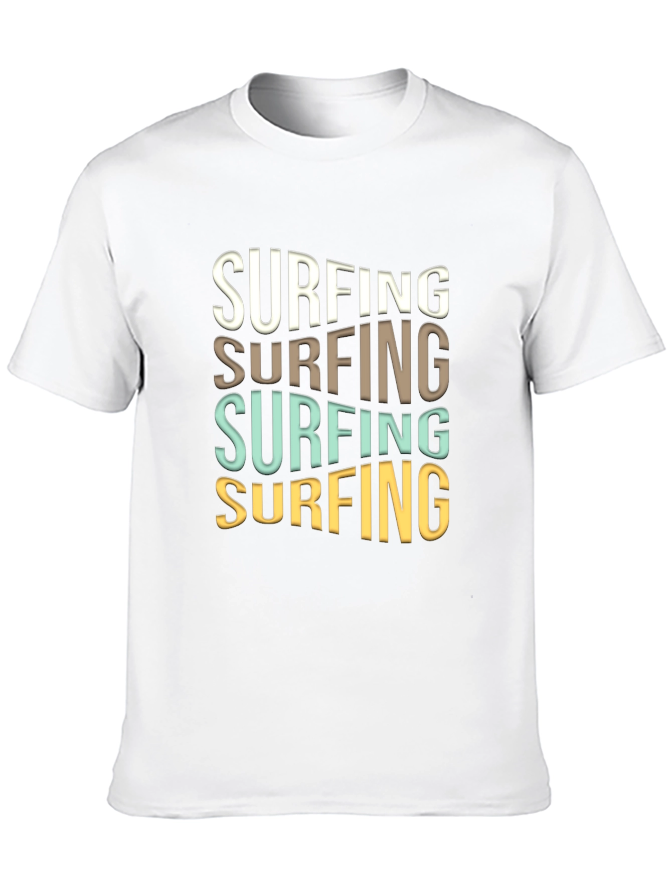 Surfing Graphic T-Shirt - Stylish Summer Tee