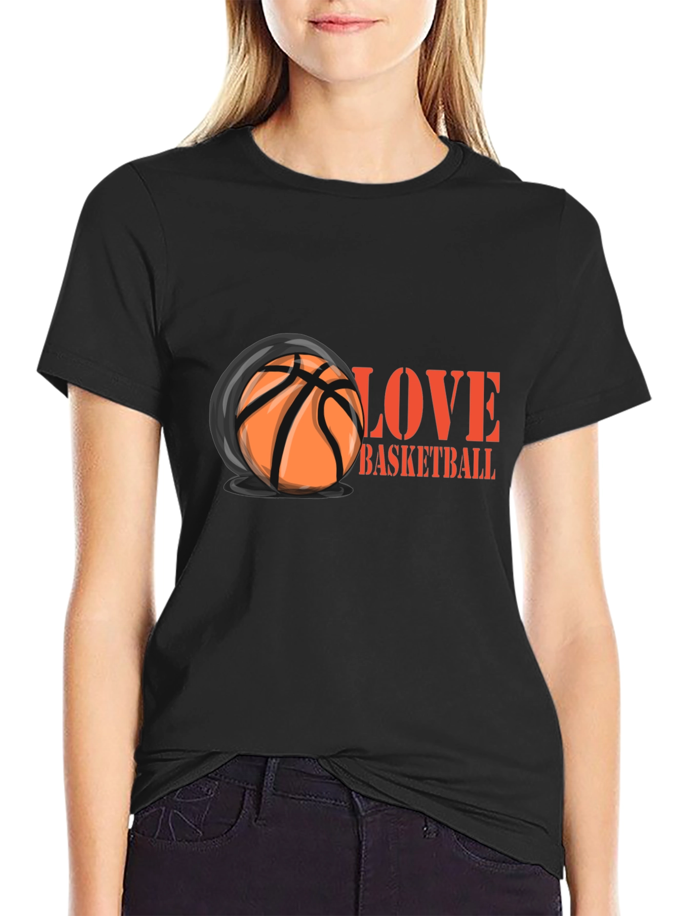 Love Basketball Graphic T-Shirt