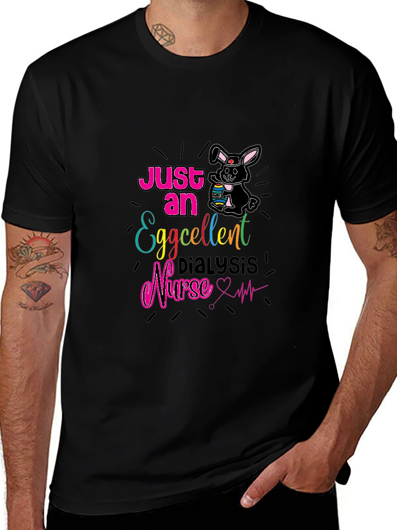 Eggcellent Dialysis Nurse Easter T-Shirt
