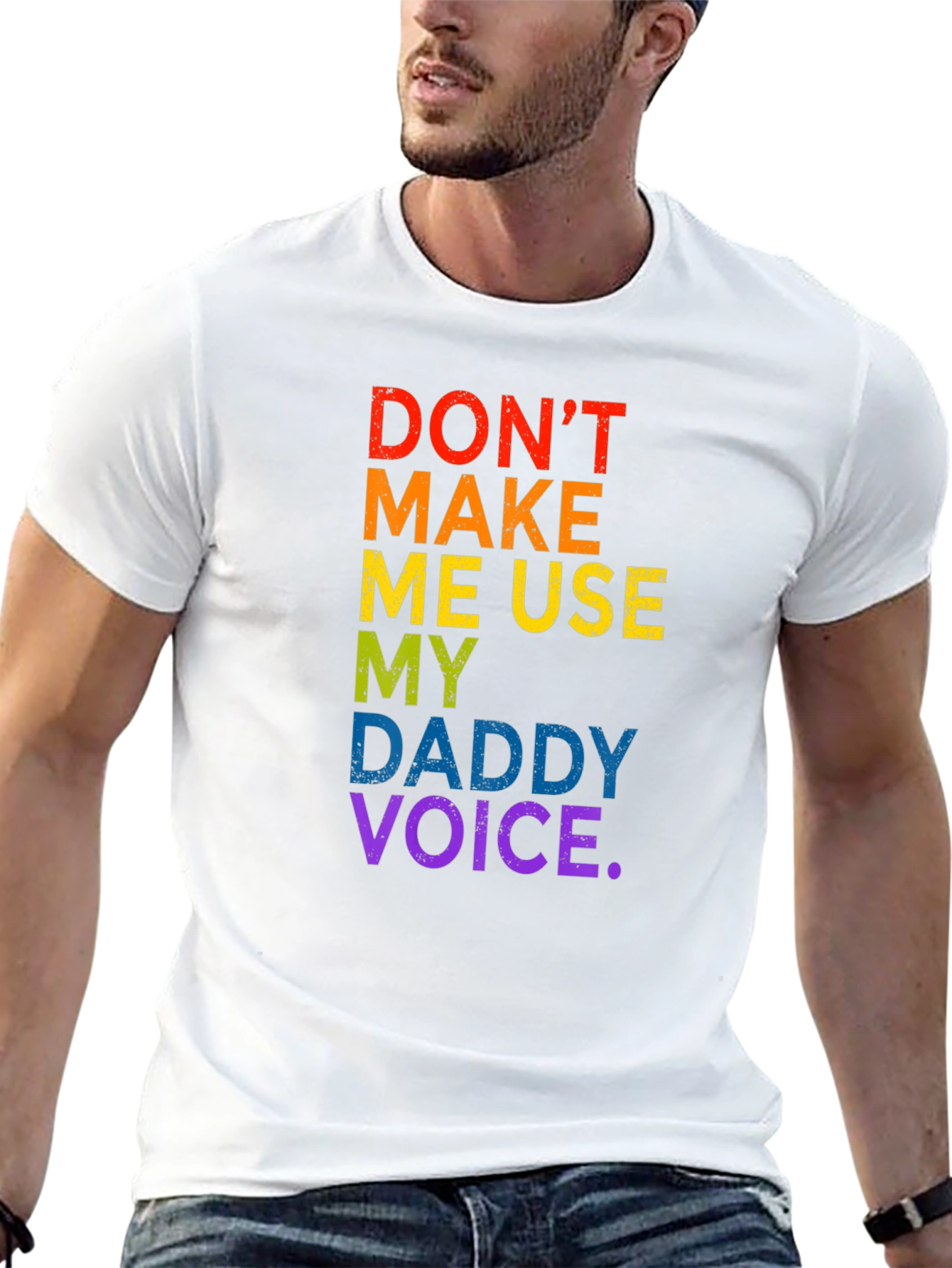 Rainbow Daddy Voice Tee