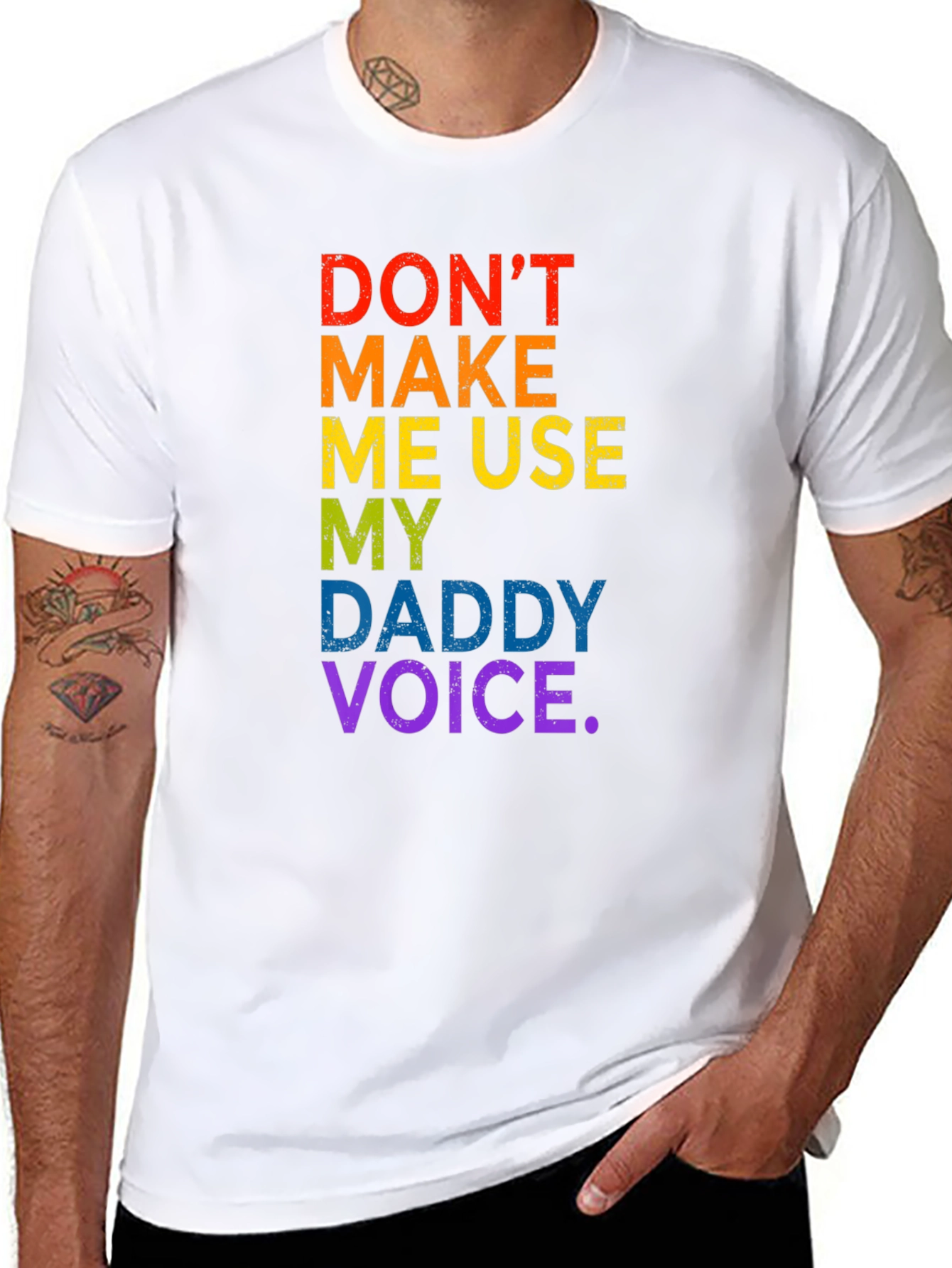 Rainbow Daddy Voice Tee