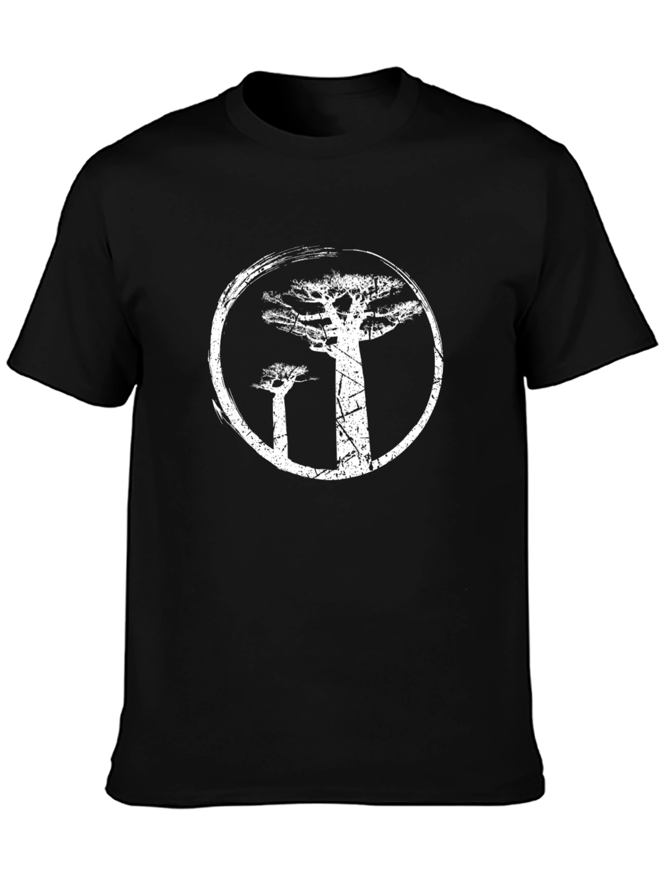 Baobab Tree Graphic Tee - Black