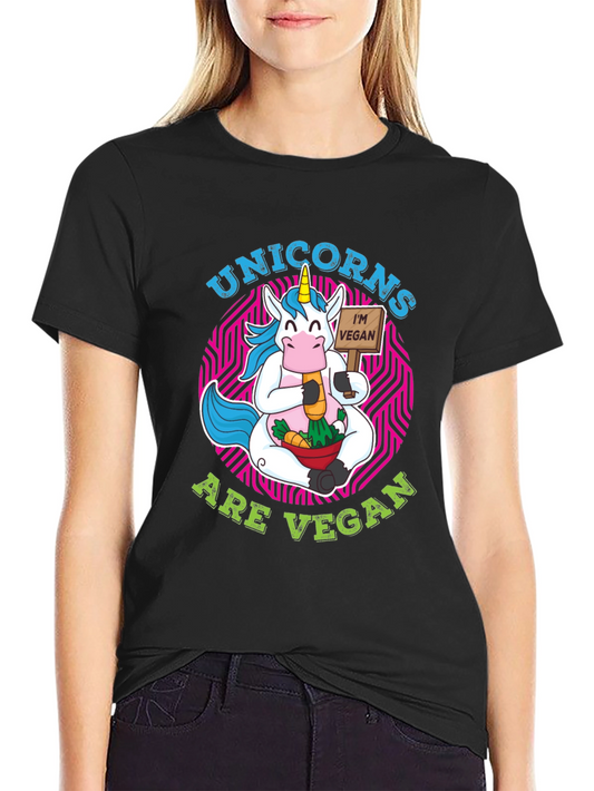 Unicorn Vegan T-Shirt - Funny Animal Lover Tee