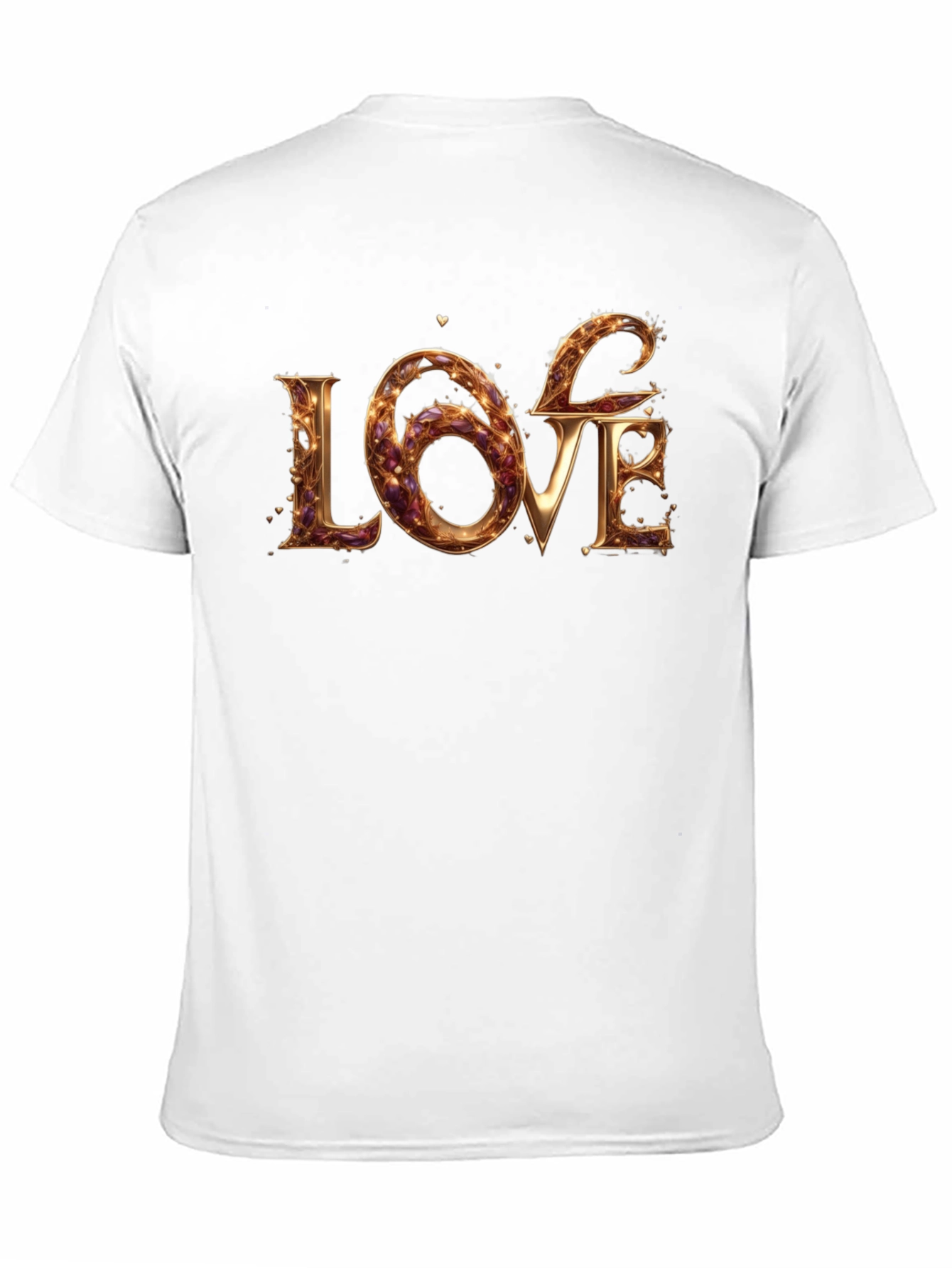 Stylish Black LOVE Graphic Tee
