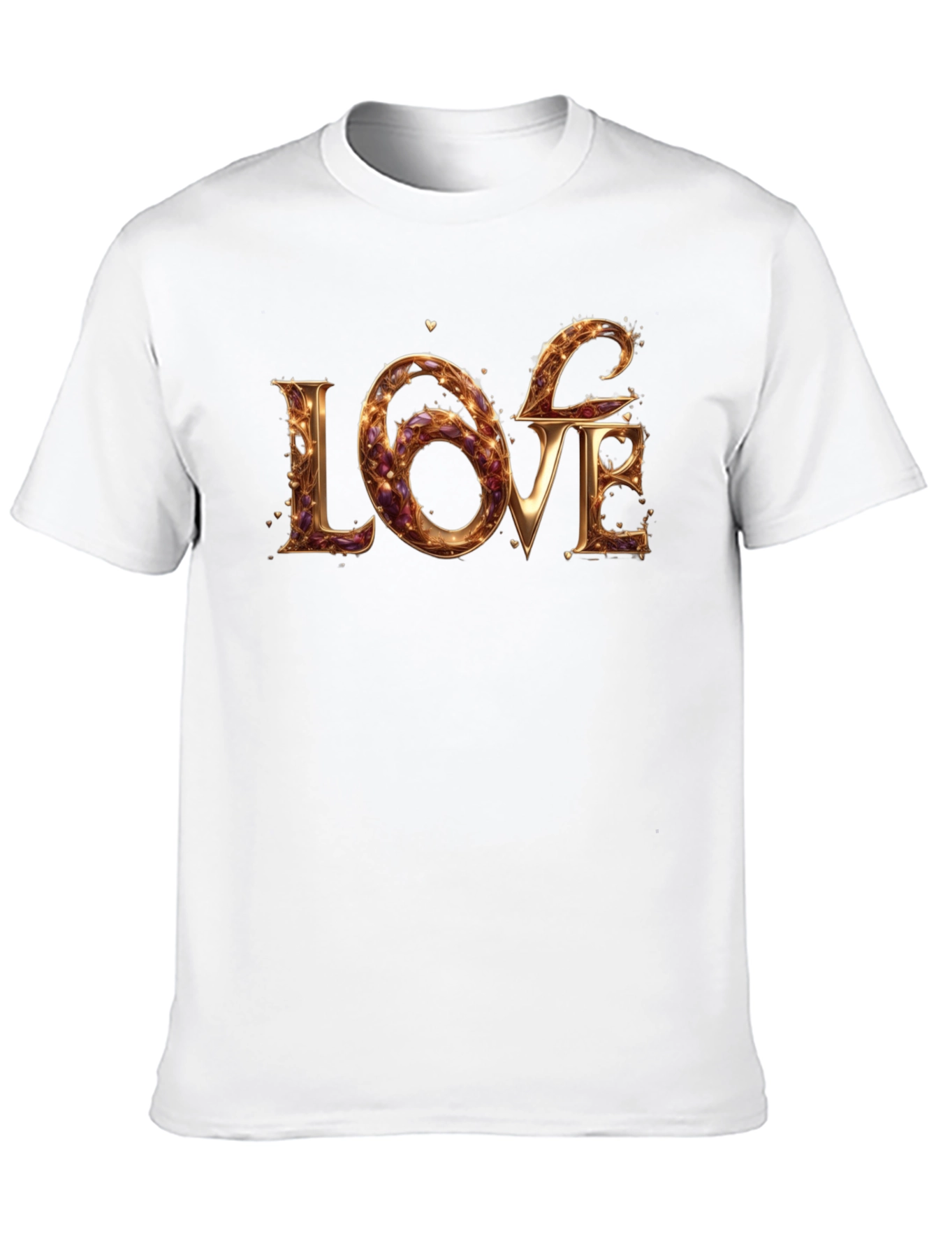 Stylish Black LOVE Graphic Tee