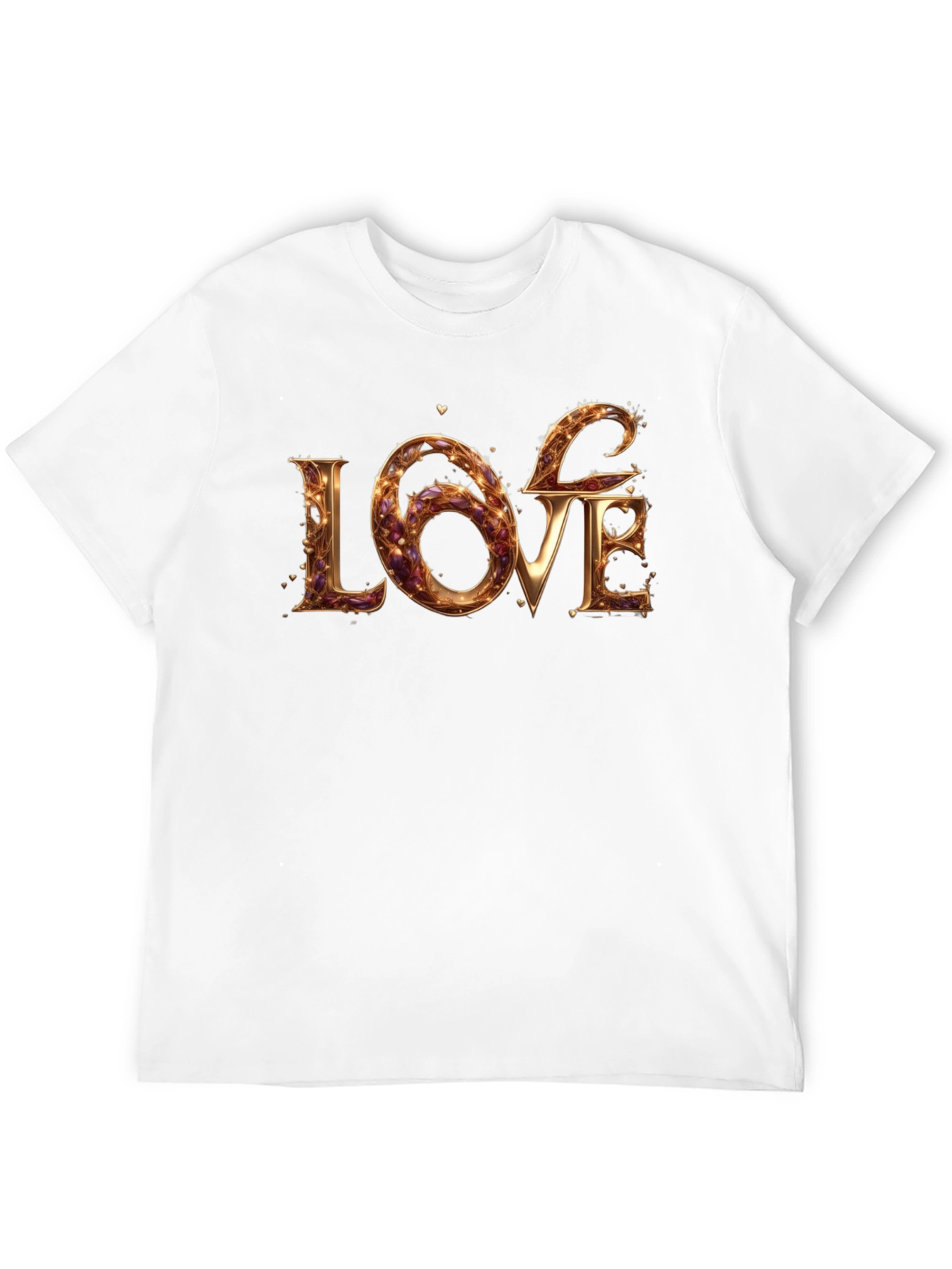 Stylish Black LOVE Graphic Tee