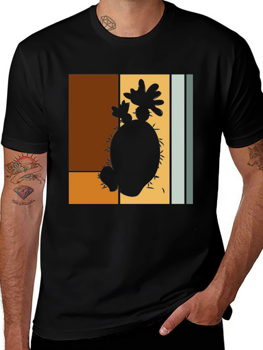 Retro Cactus Silhouette Graphic Tee