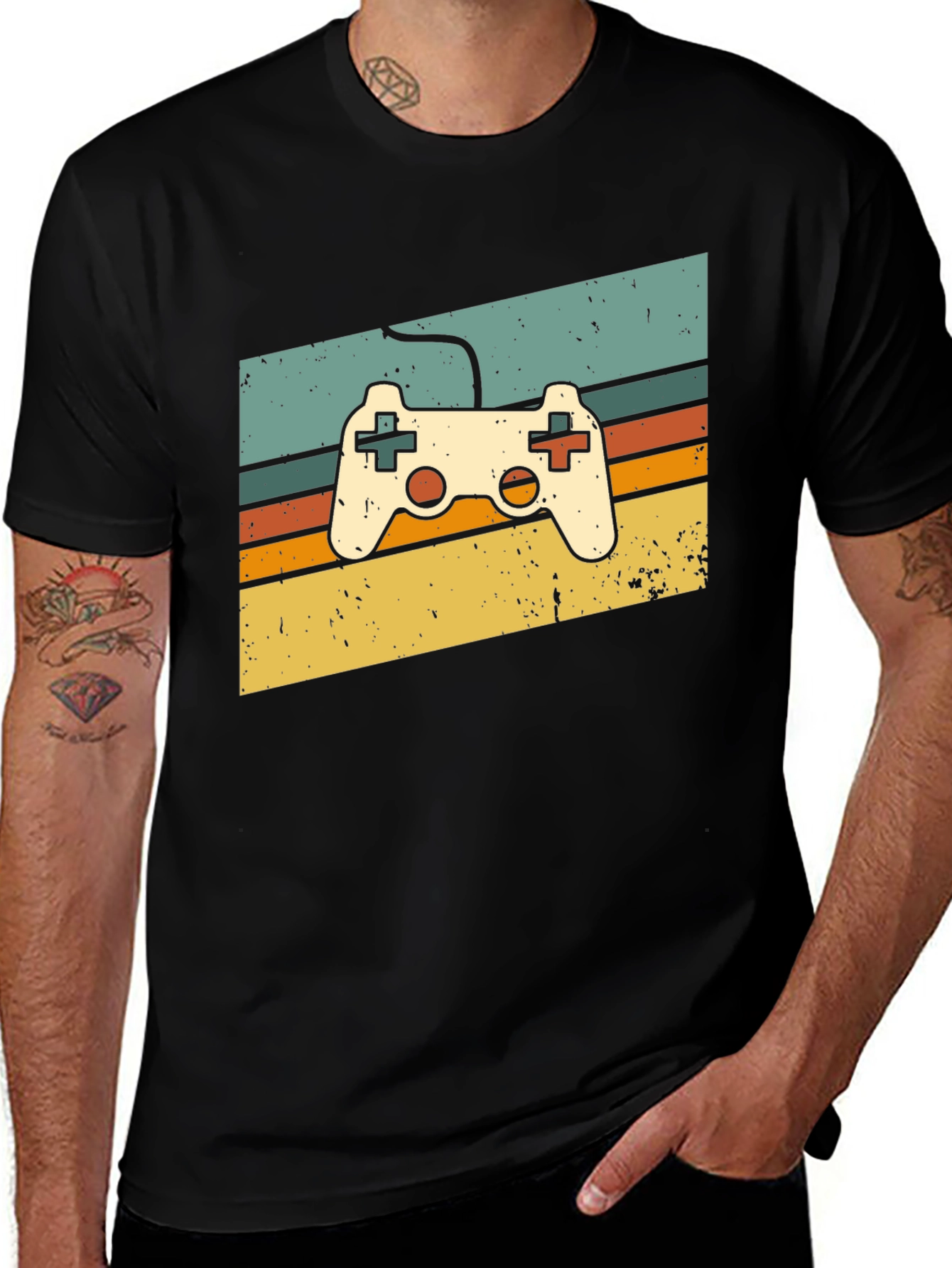 Retro Gamer T-Shirt - Classic Console Design