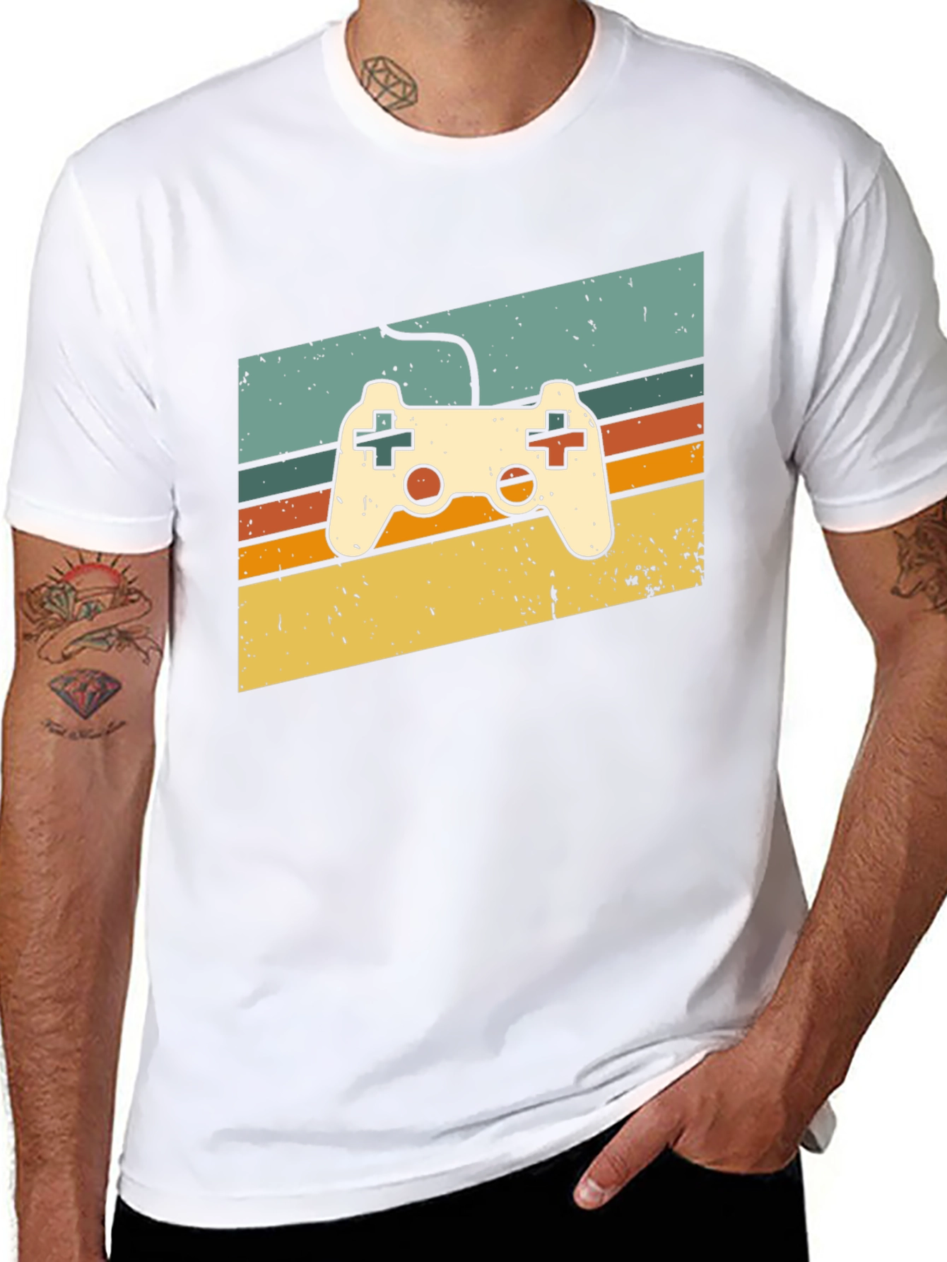 Retro Gamer T-Shirt - Classic Console Design