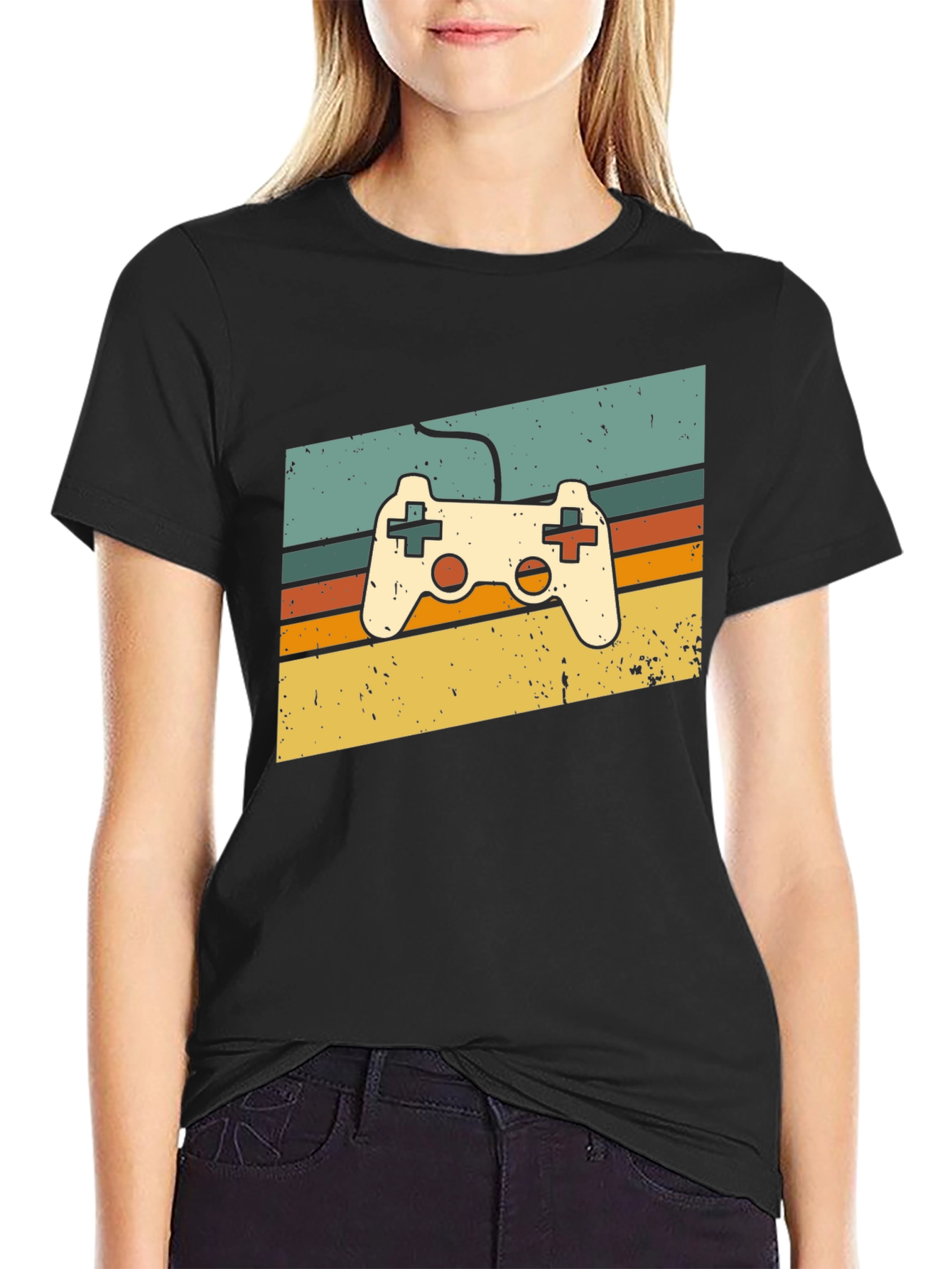 Retro Gamer T-Shirt - Classic Console Design