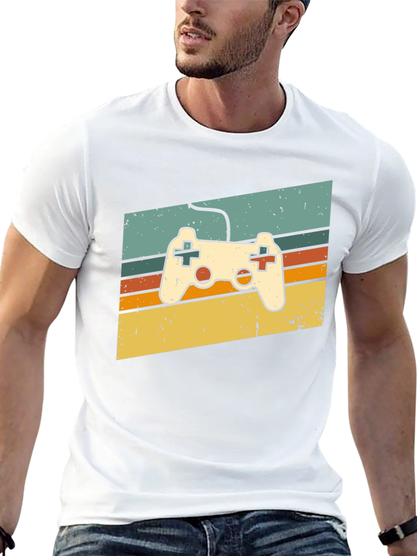 Retro Gamer T-Shirt - Classic Console Design