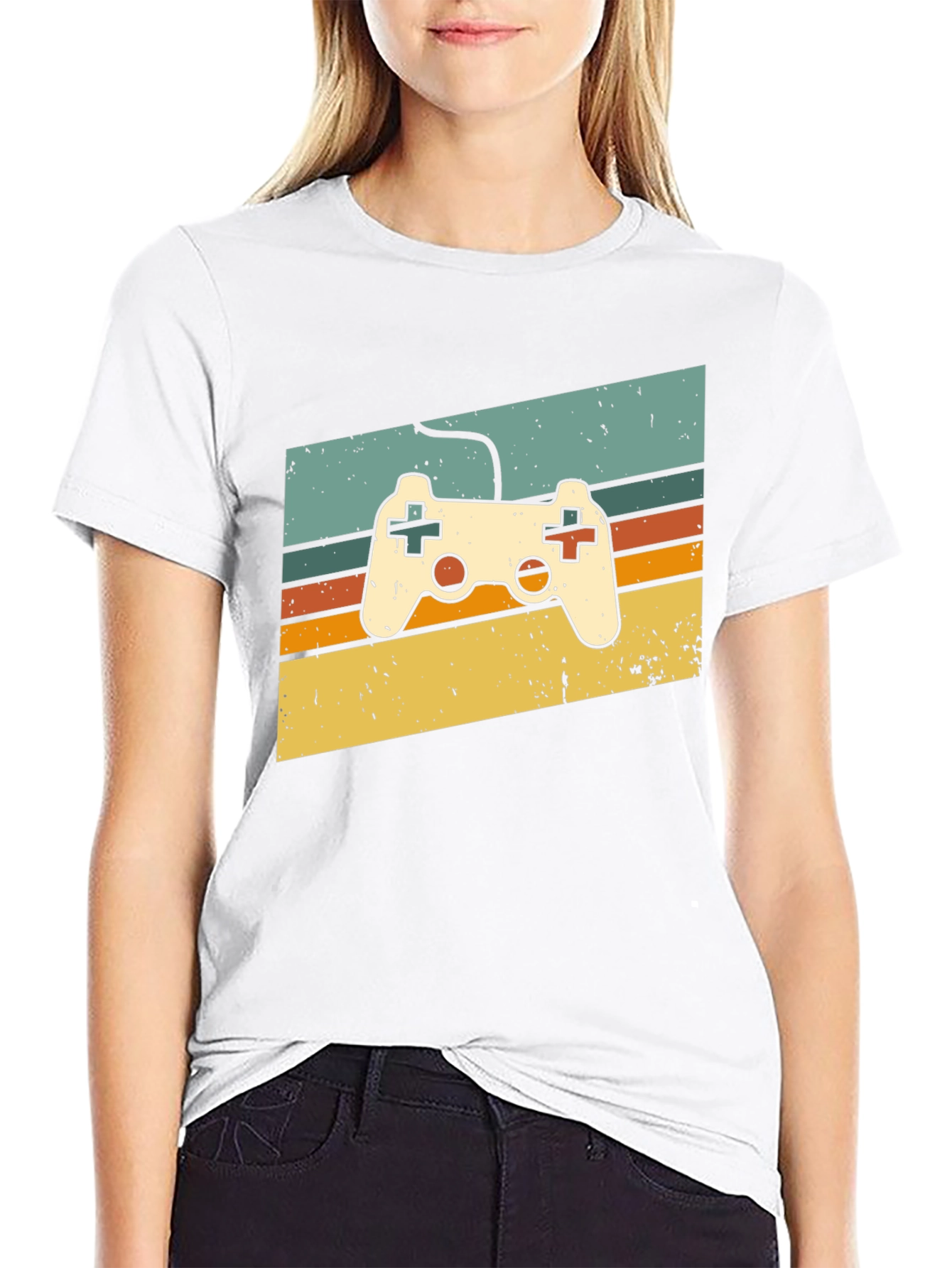 Retro Gamer T-Shirt - Classic Console Design