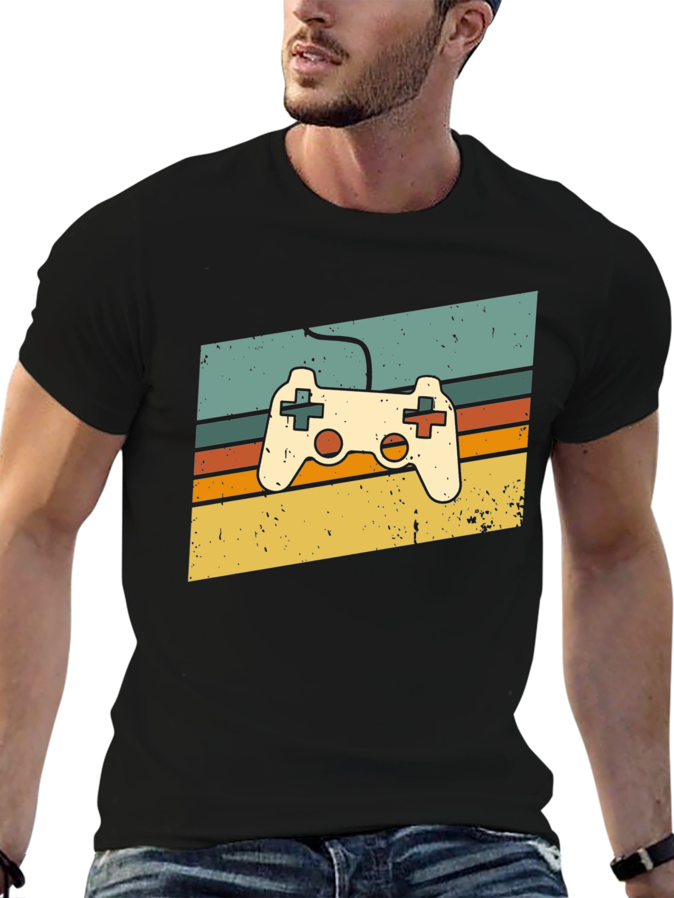 Retro Gamer T-Shirt - Classic Console Design