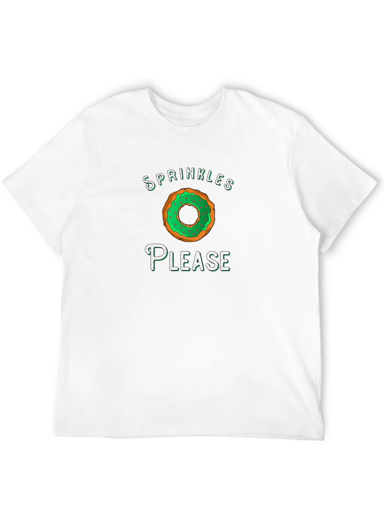 Sprinkles Please Donut Graphic T-Shirt