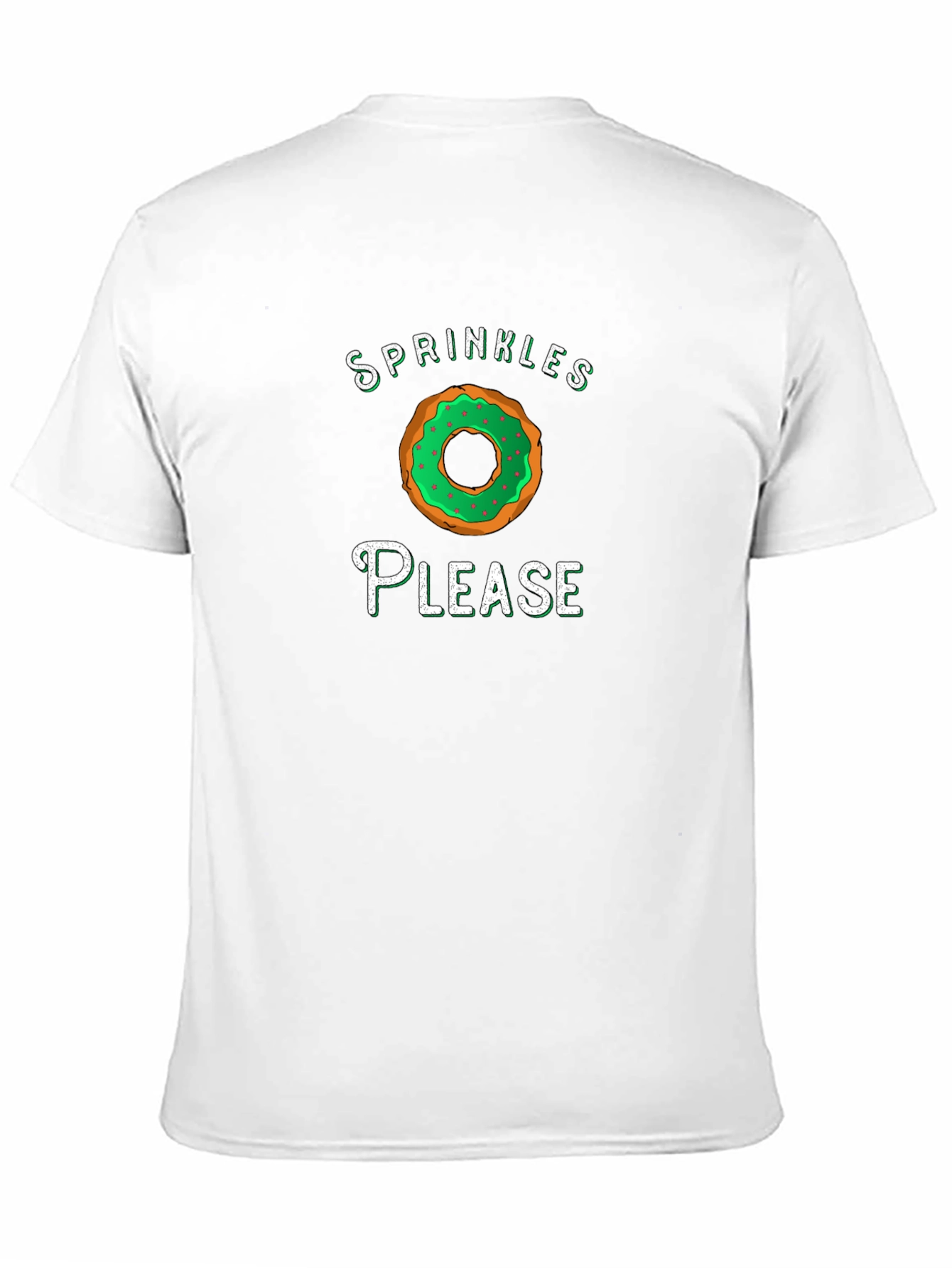 Sprinkles Please Donut Graphic T-Shirt