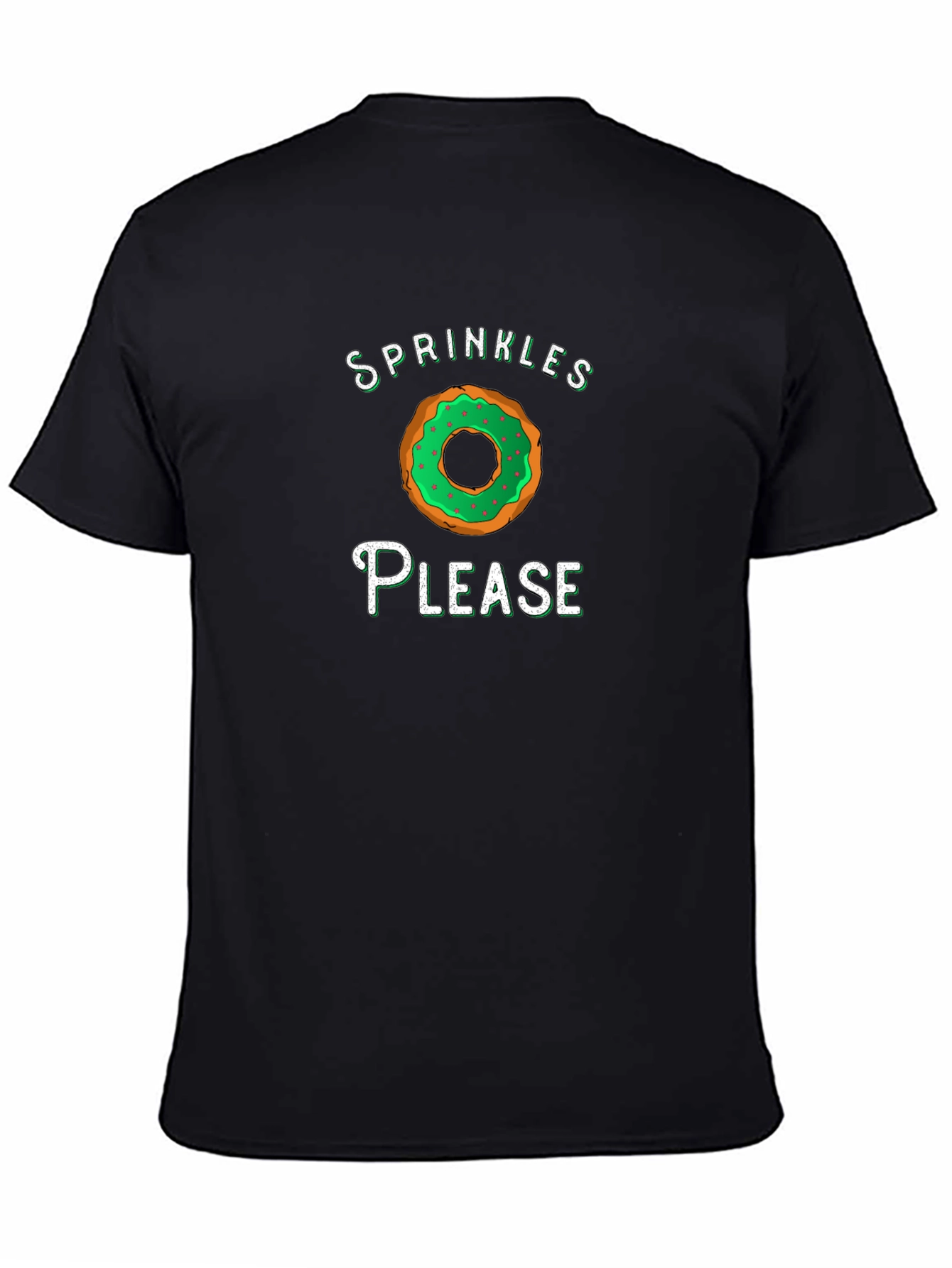 Sprinkles Please Donut Graphic T-Shirt