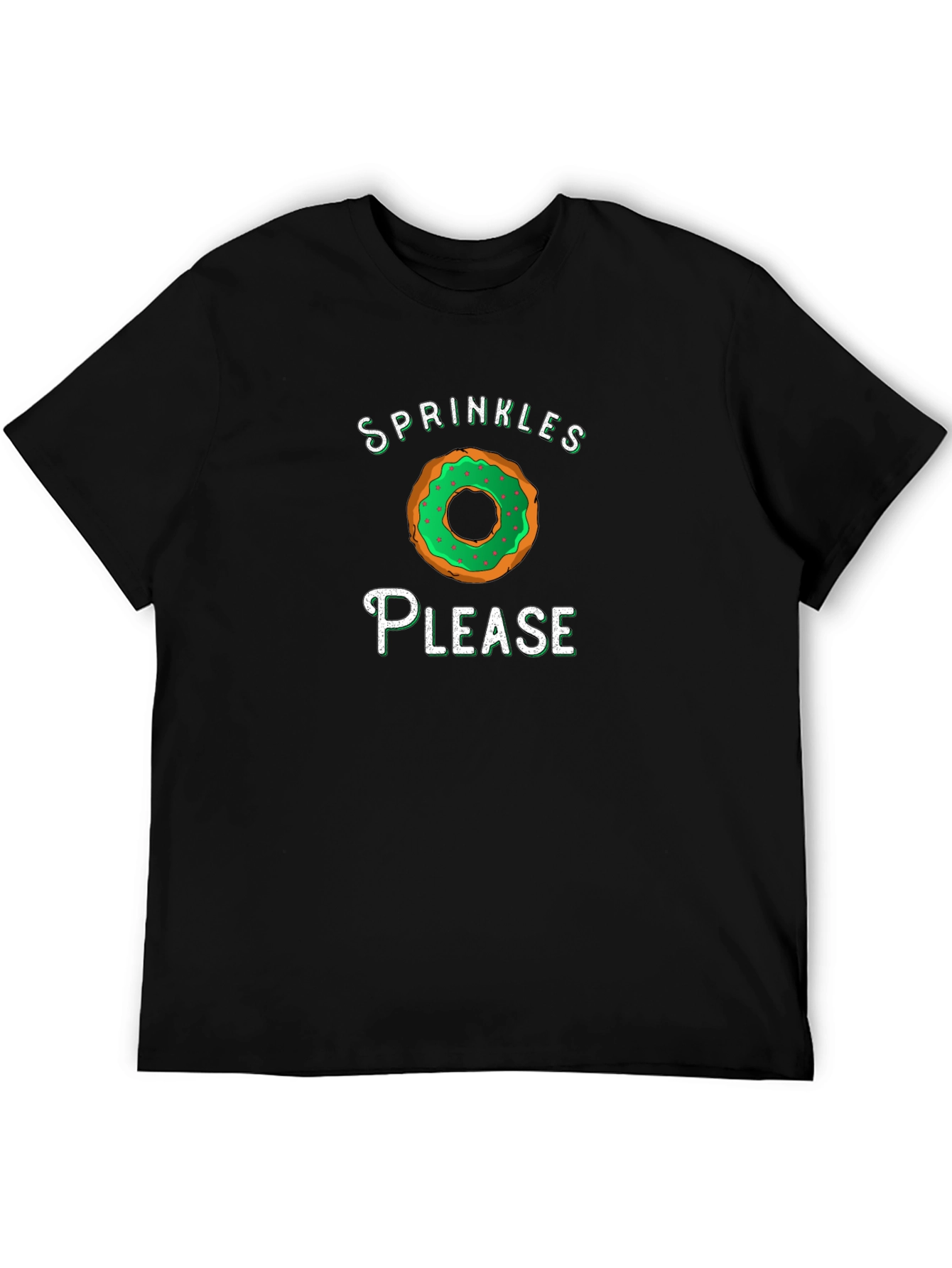 Sprinkles Please Donut Graphic T-Shirt