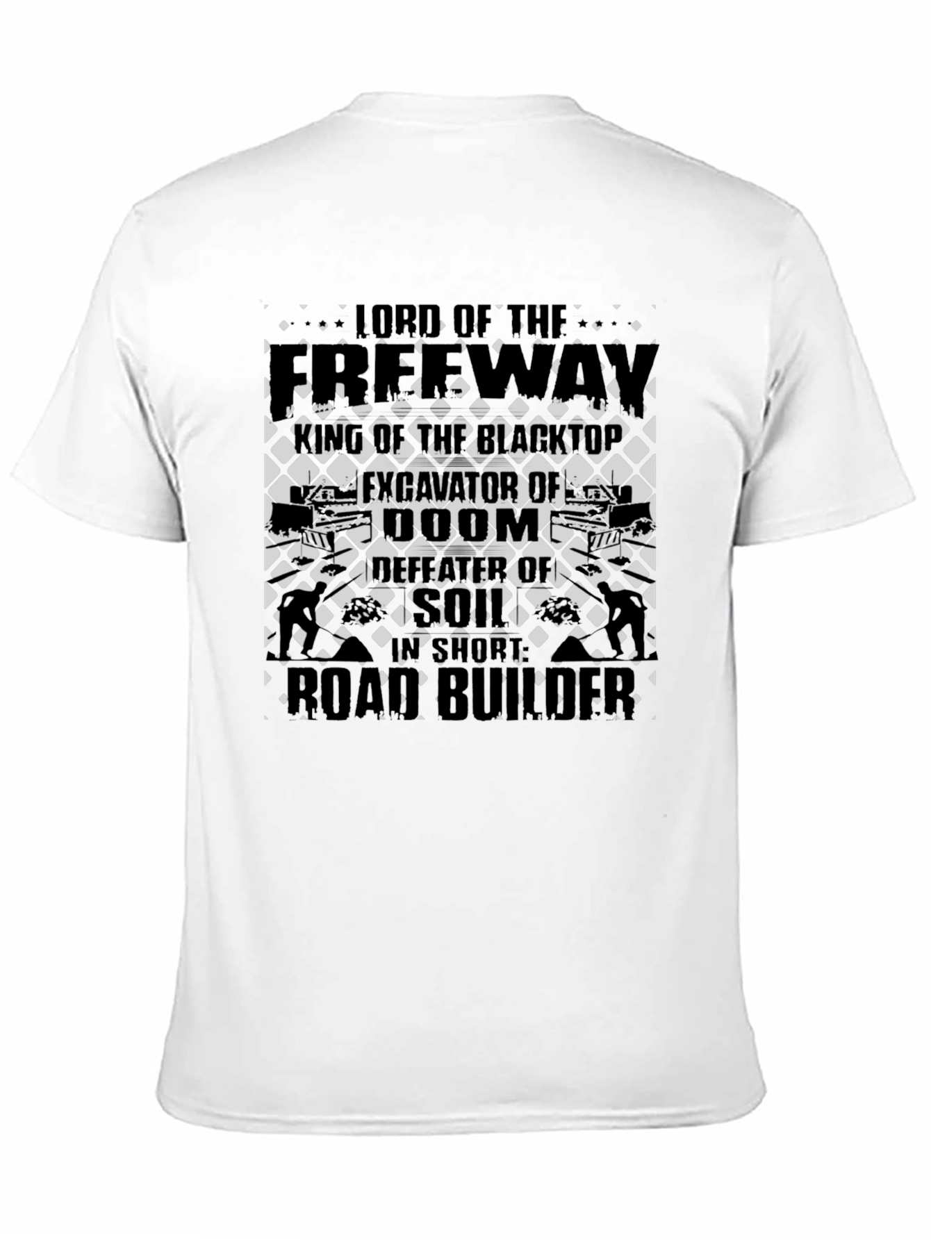 Freeway Lord Road Builder Graphic Black T-Shirt