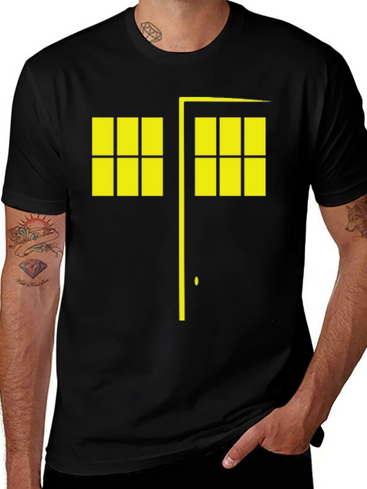 TARDIS Door Graphic Tee - Geeky Sci-Fi Fan T-Shirt
