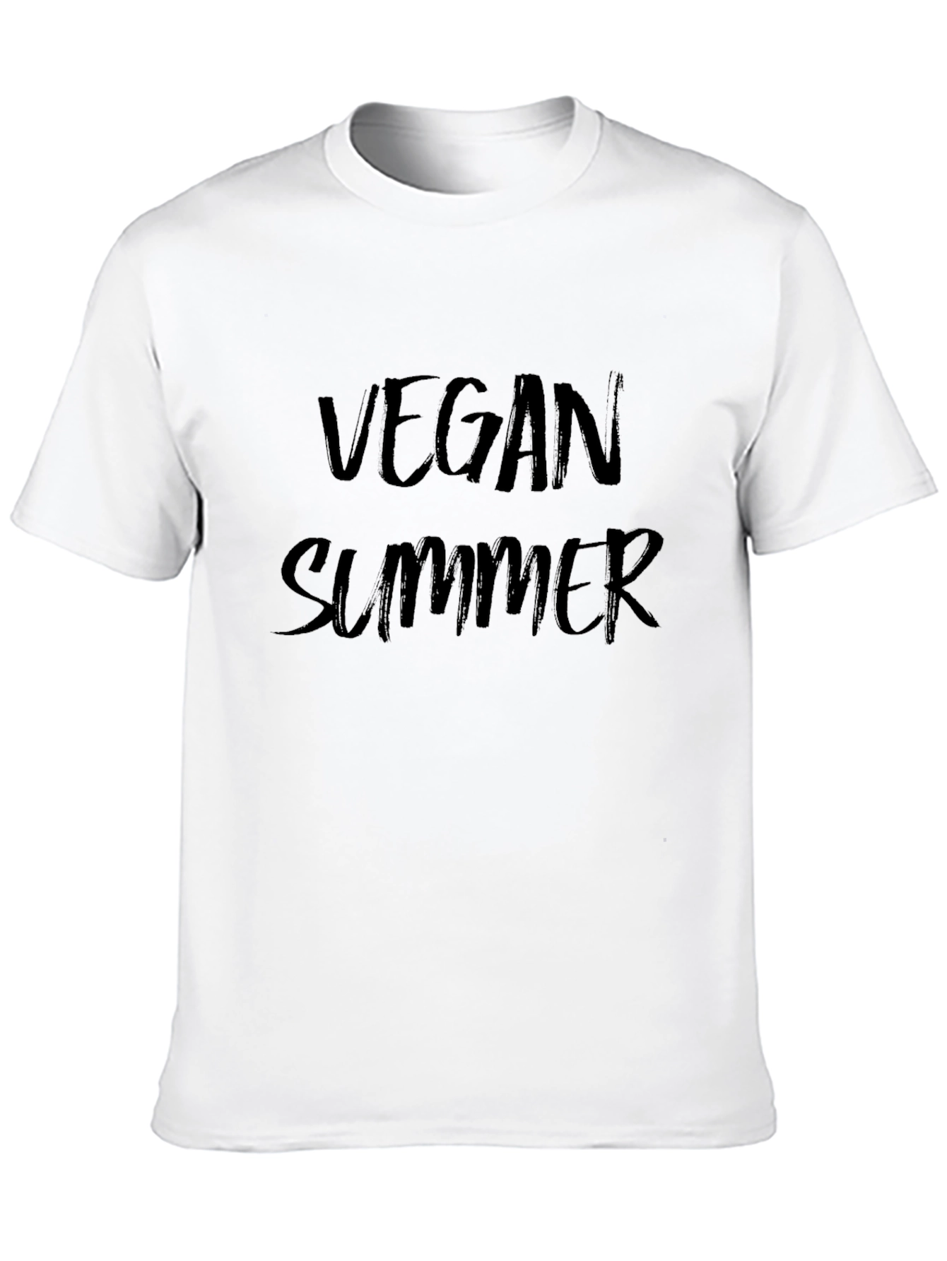 Vegan Summer Black Tee