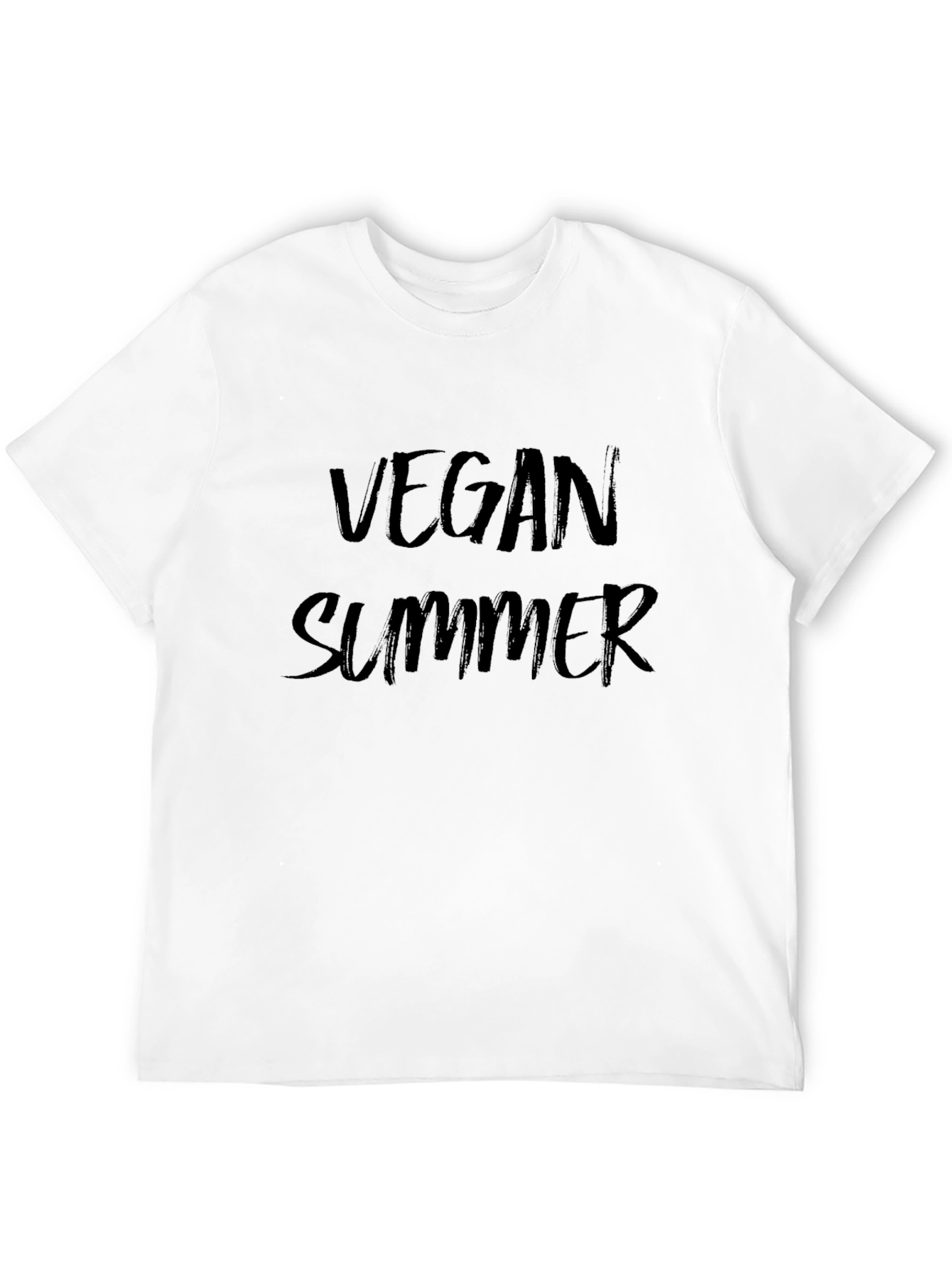 Vegan Summer Black Tee